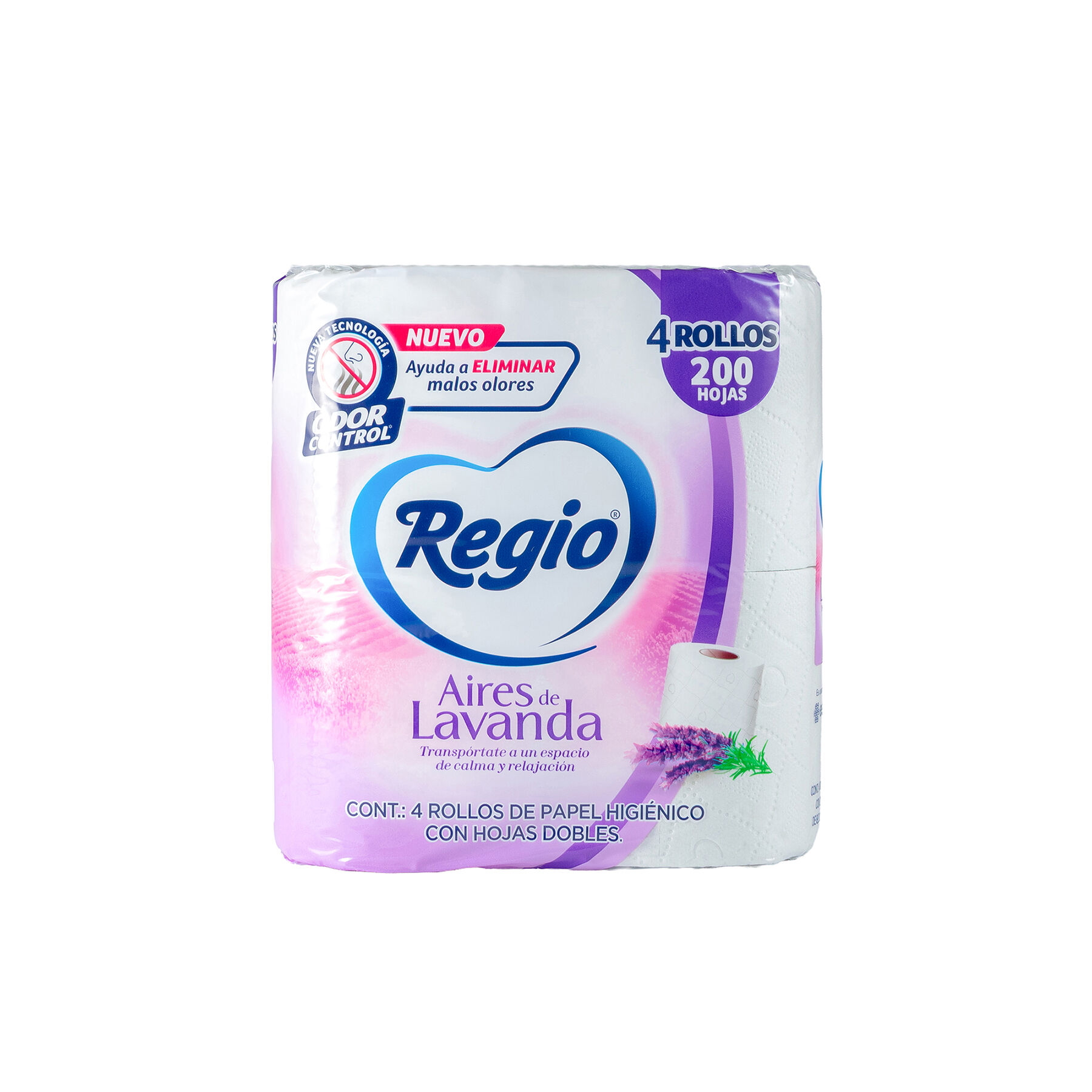 Papel Higienico Aires De Lavanda 200hd Regio 4.0 Pza