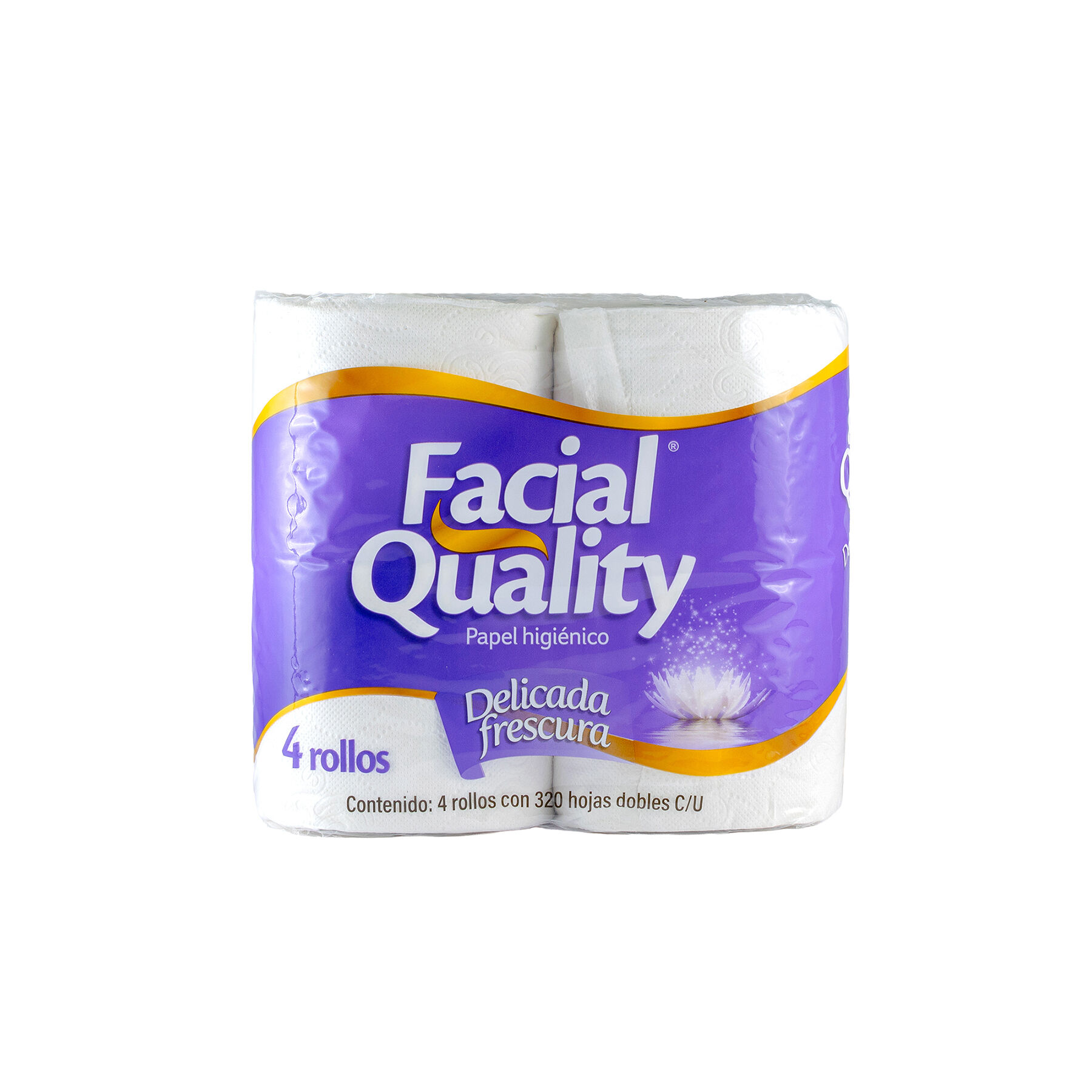 Papel Higienico Delicada Frescura 320 Hj Facial Quality 4