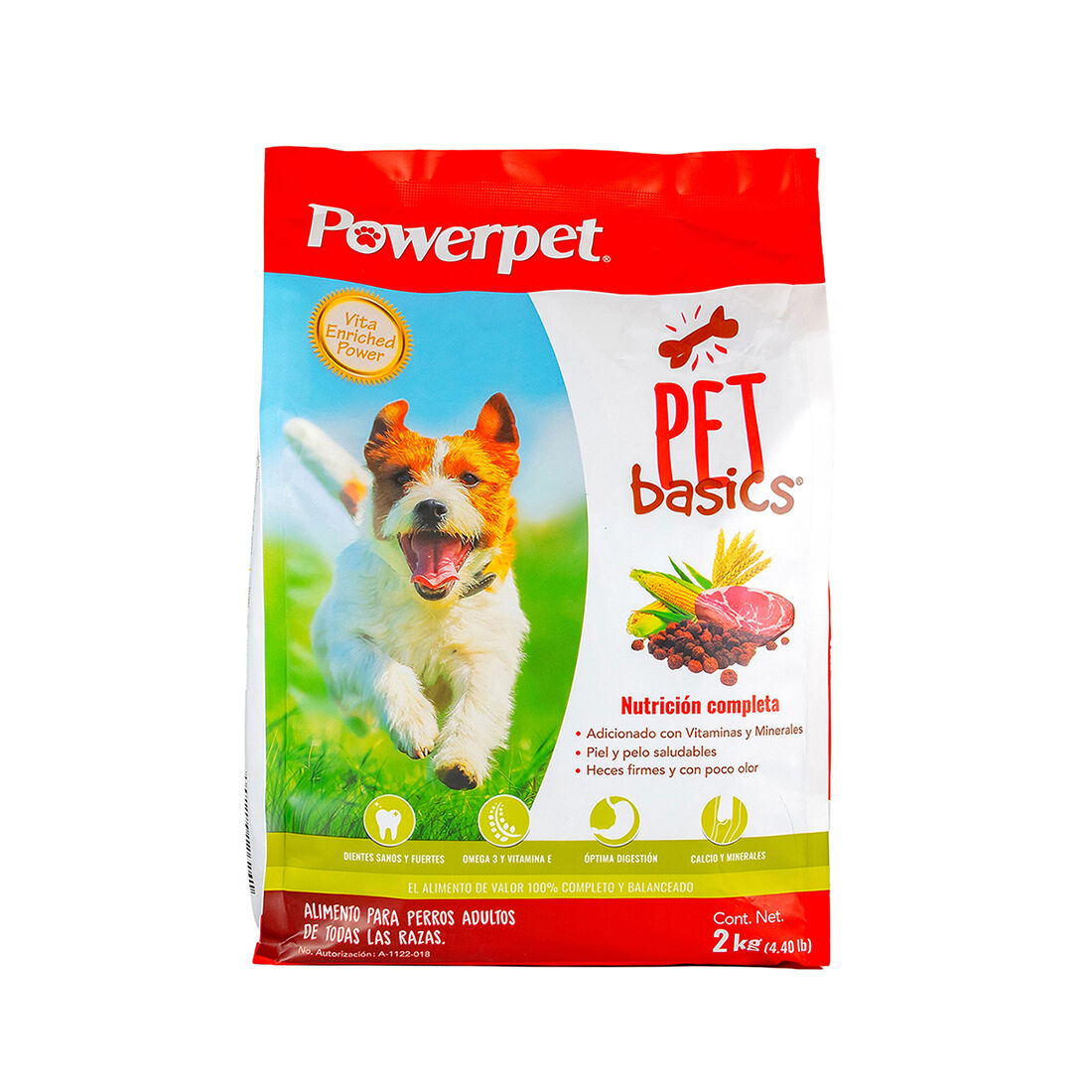 Comida P/perro Power Pet Basics 2.0 Kg