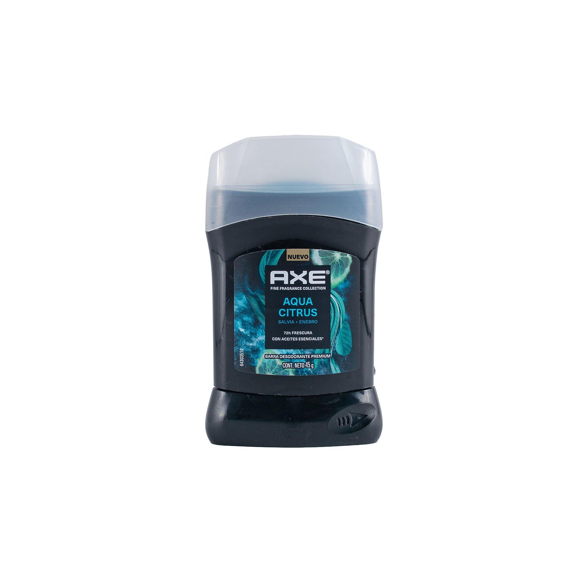 Desodorante En Barra Aqua Citrus 45 Gr Axe 1.0 Pza