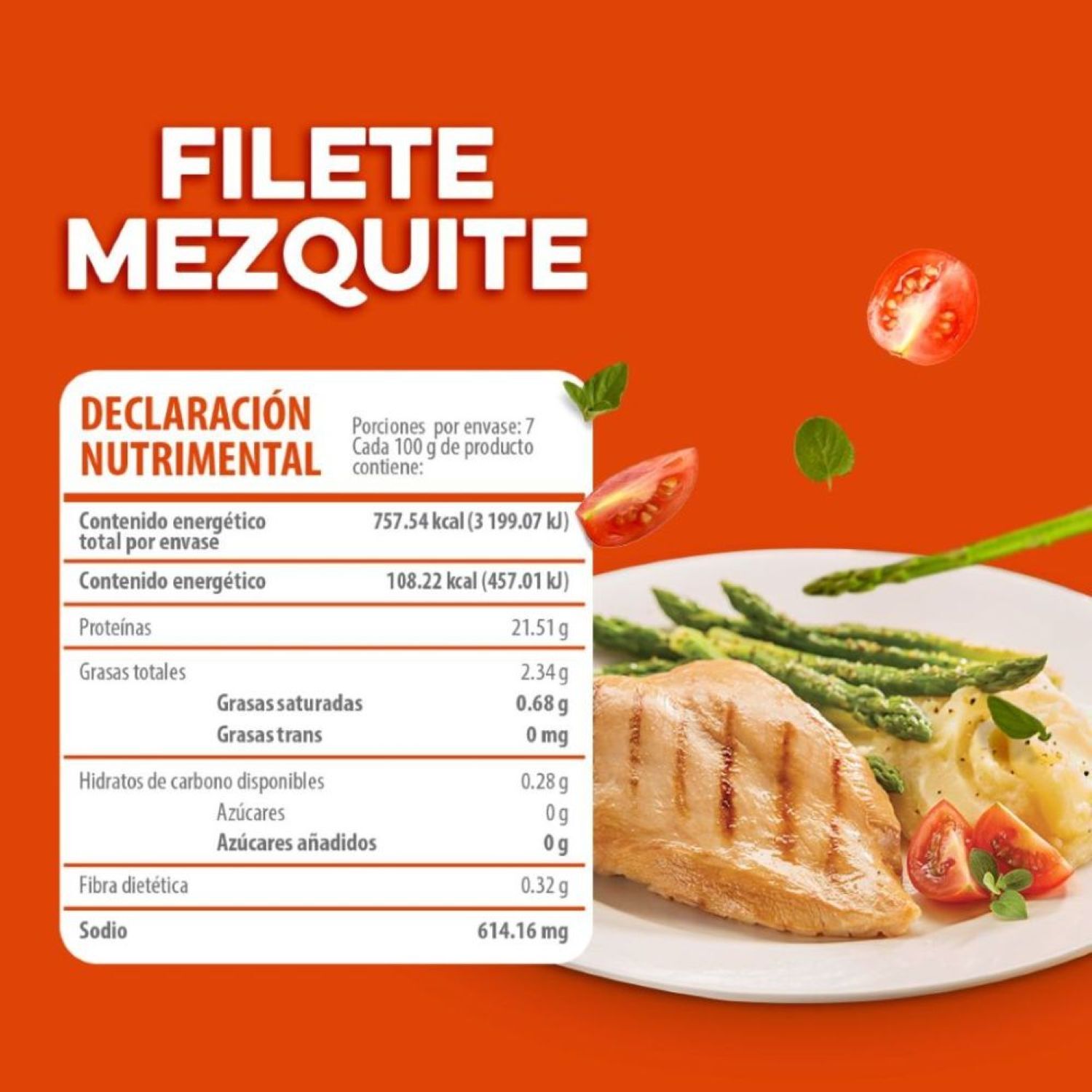 Filete Mezquite Bachoco 700.0 Gr