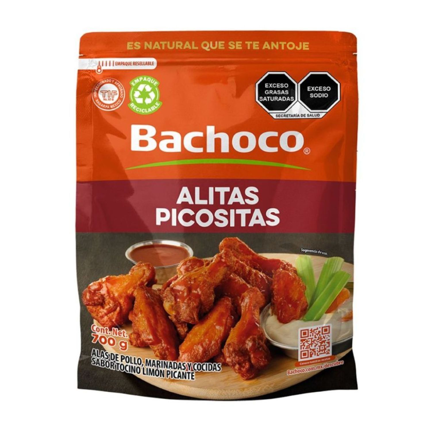 Alitas Picosas Bachoco 700.0 Gr