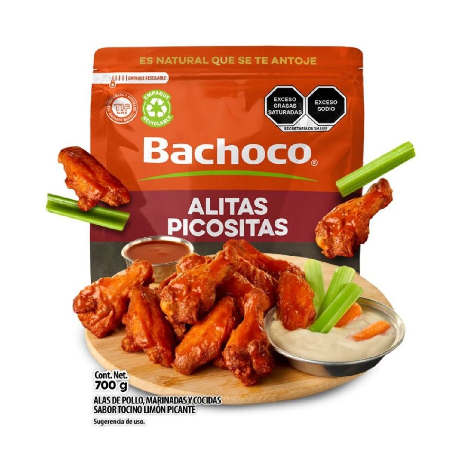 Alitas Picosas Bachoco 700.0 Gr