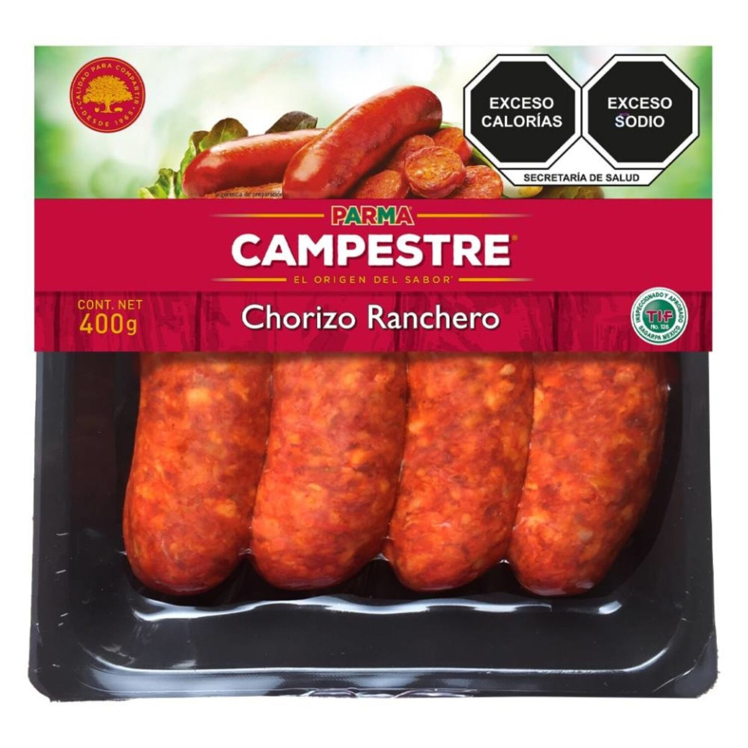 Chorizo Ranchero Campestre 400.0 Gr