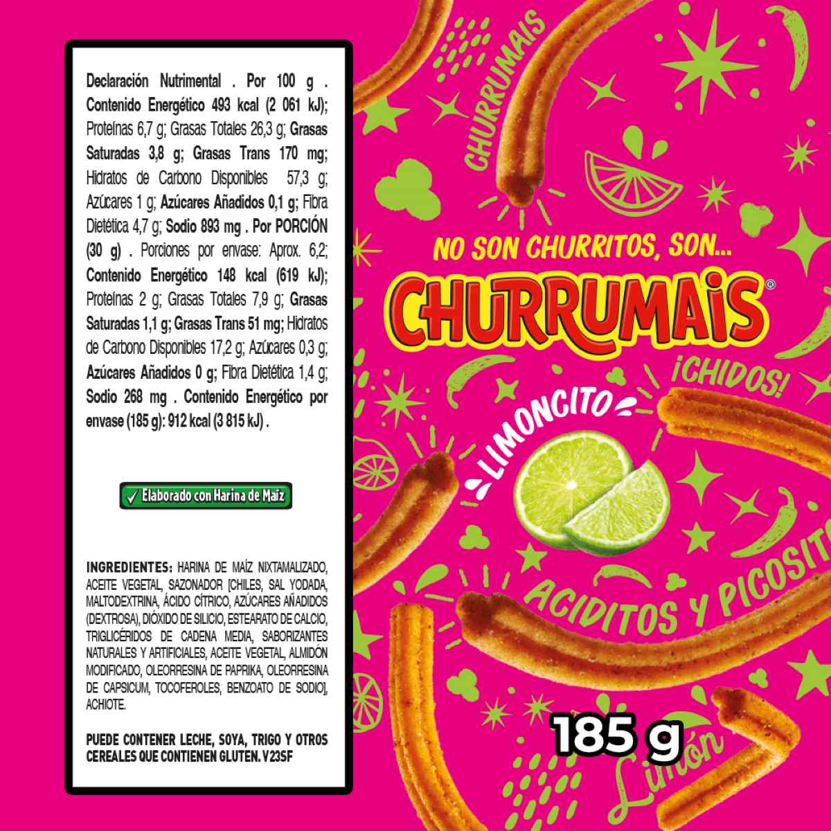 Churrumais Sabritas 185.0 Gr