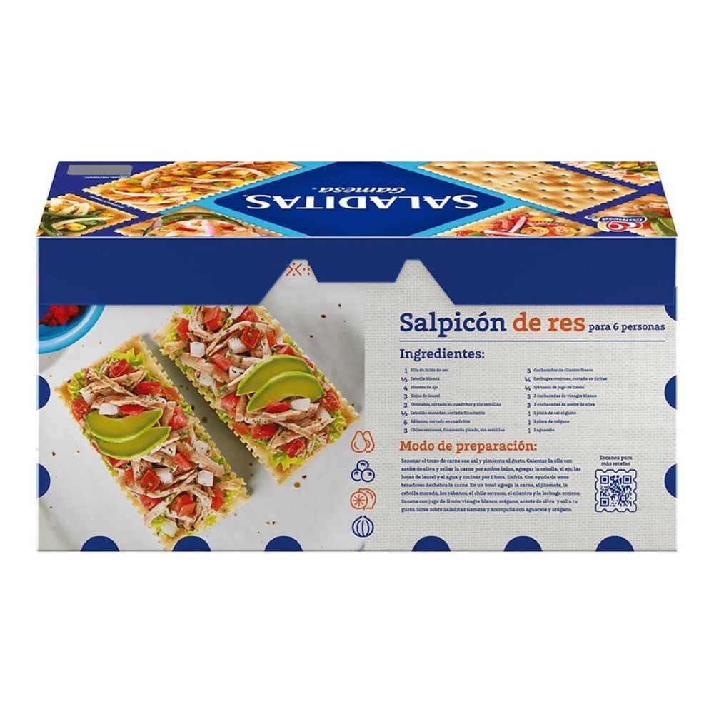 Galletas Saladitas Gamesa 504.0 Gr