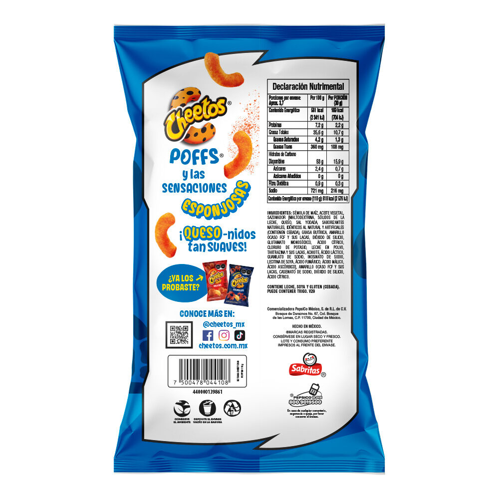 Cheetos Poffs Cheetos 110.0 Gr