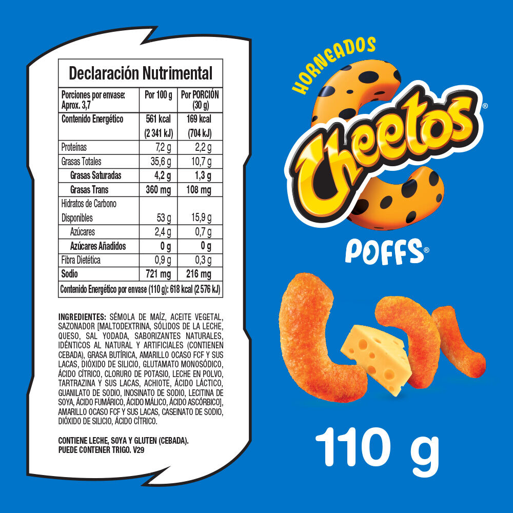 Cheetos Poffs Cheetos 110.0 Gr