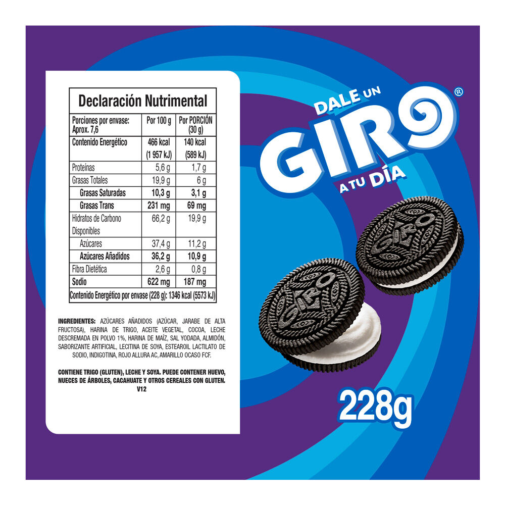 Galletas Giro Gamesa 228.0 Gr