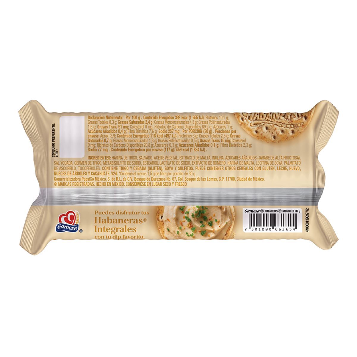 Habaneras Integrales Gamesa 117.0 Gr