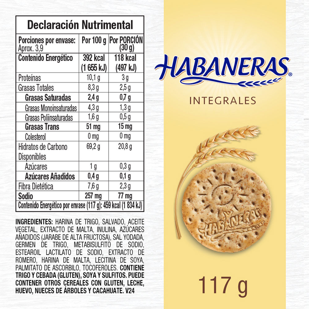 Habaneras Integrales Gamesa 117.0 Gr