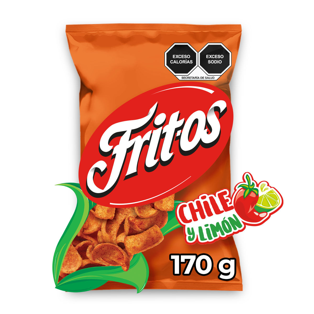 Fritos Chile Y Limon Sabritas 170.0 Gr
