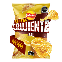 Papas Crujientes Original Sal Sabritas 160.0 Gr