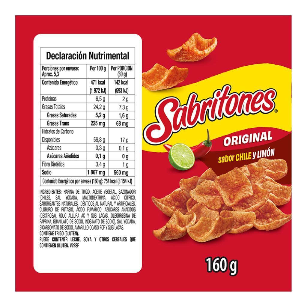 Sabritones Sabritas 160.0 Gr