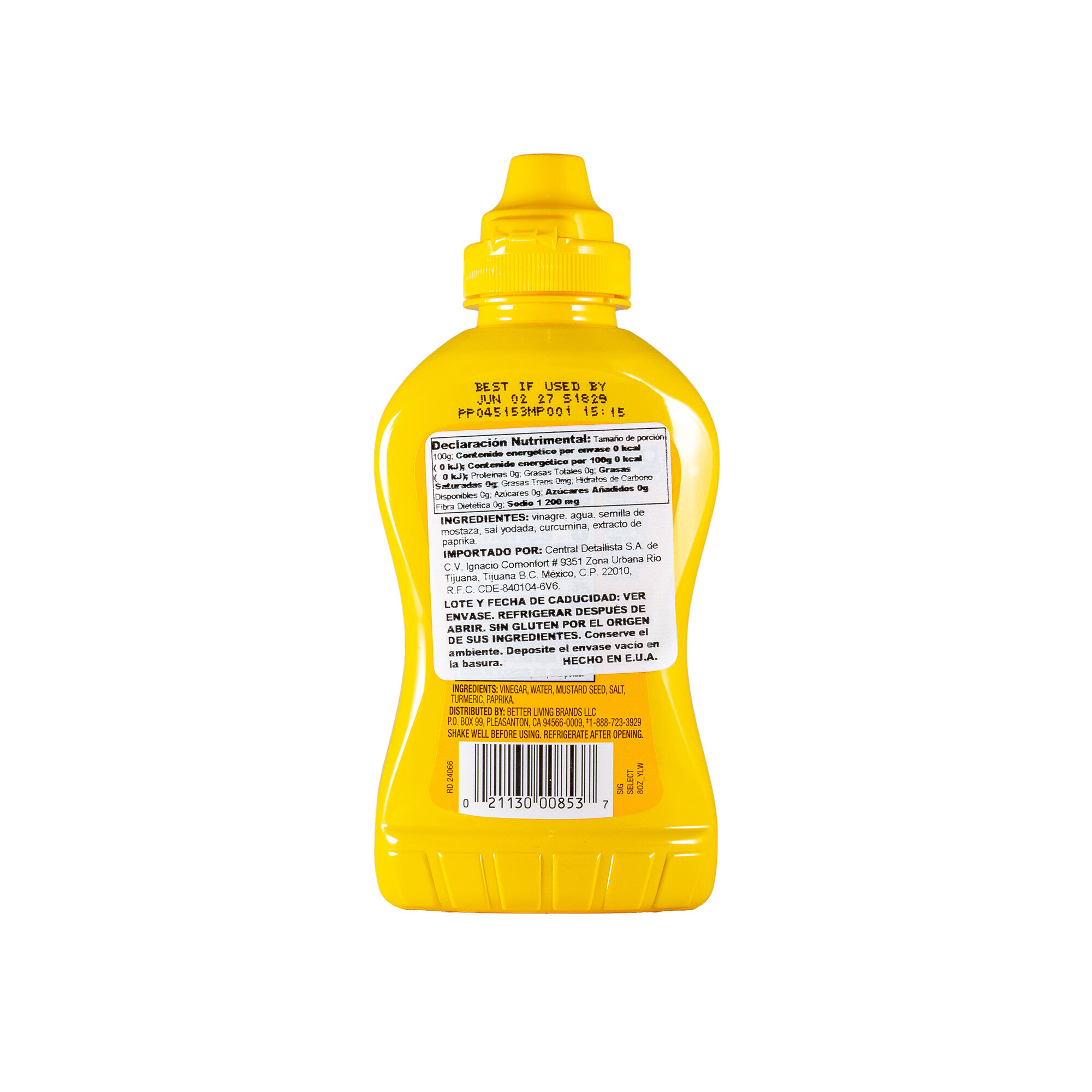 Mostaza Amarilla Sig Select 8.0 Oz