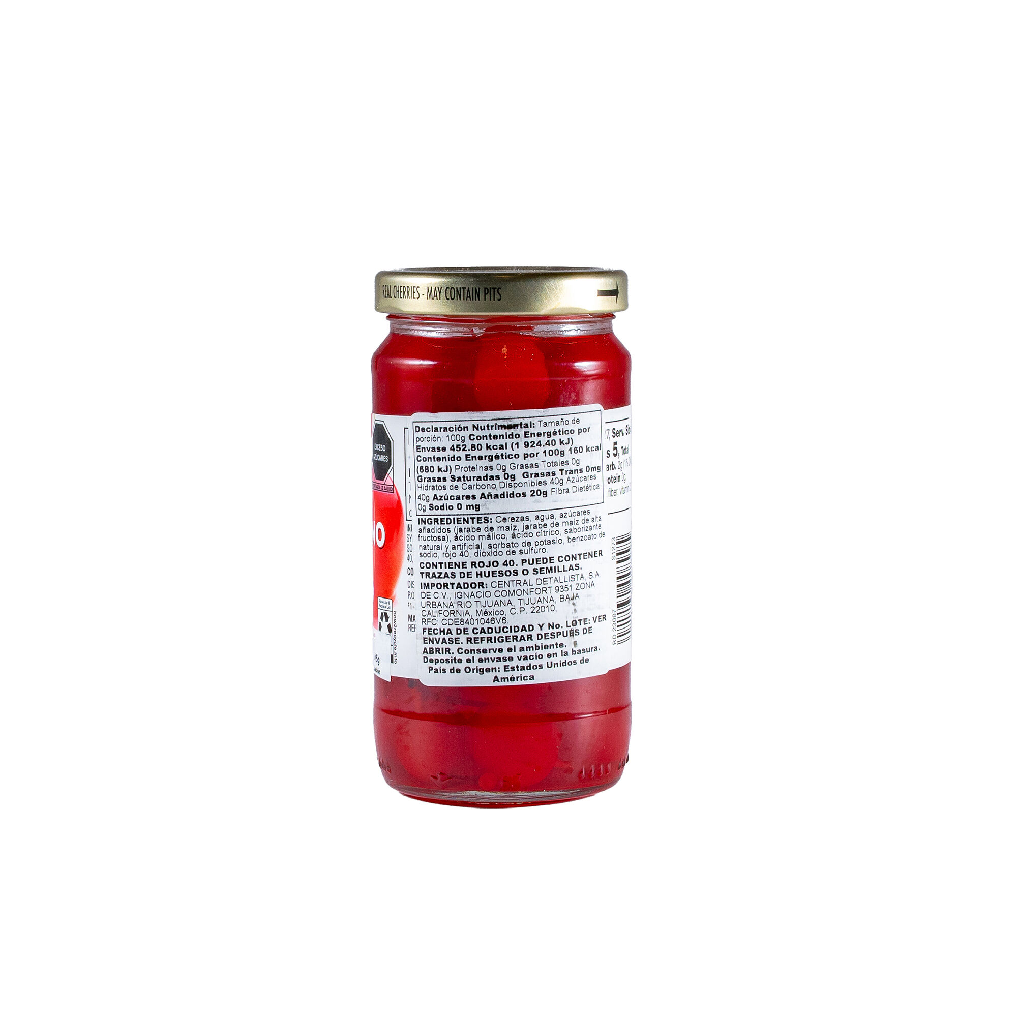 Cerezas Con Tallo En Almibar Sig Select 10.0 Oz