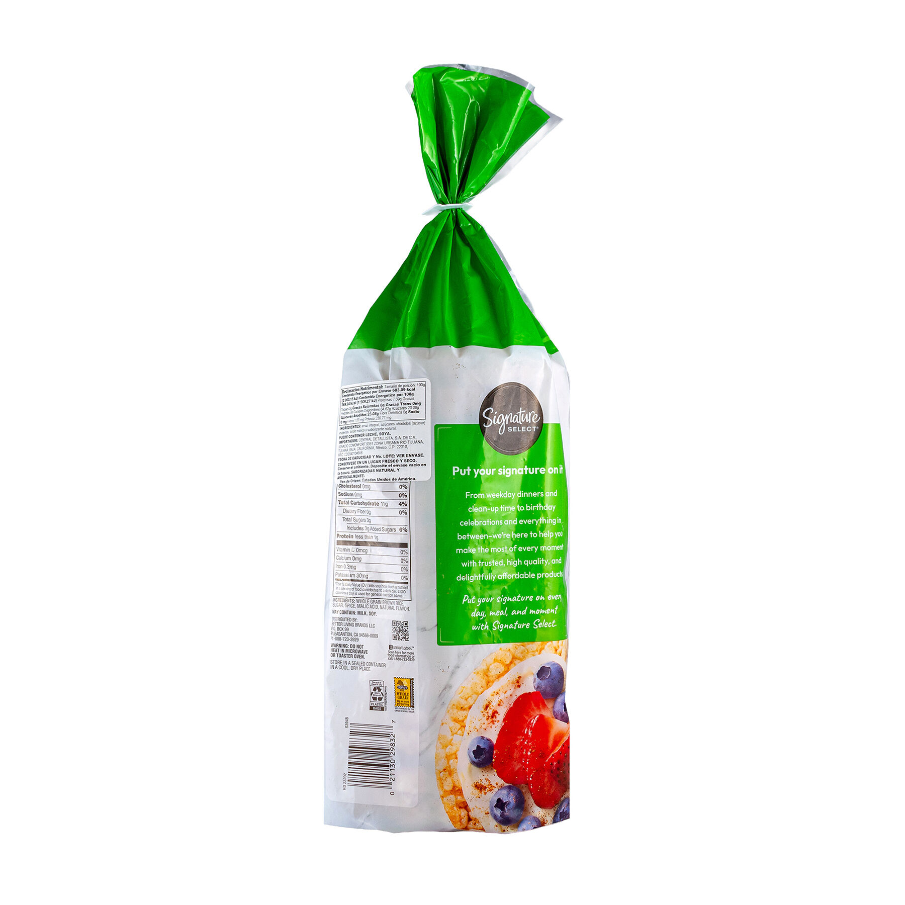 Galleta De Arroz Canela Y Manzana Sig Select 6.52 Oz