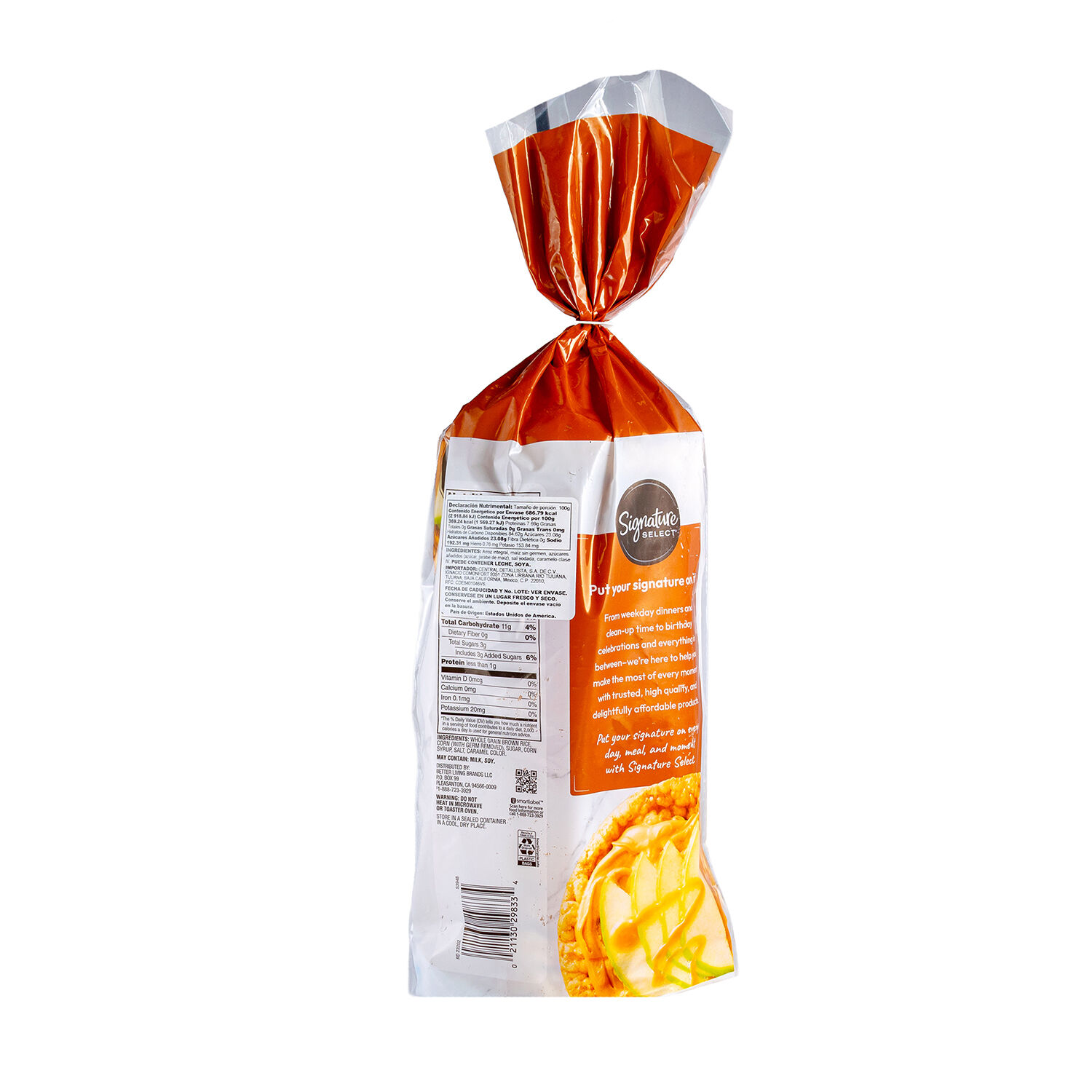 Galleta De Arroz Sabor Caramelo Sig Select 6.56 Oz