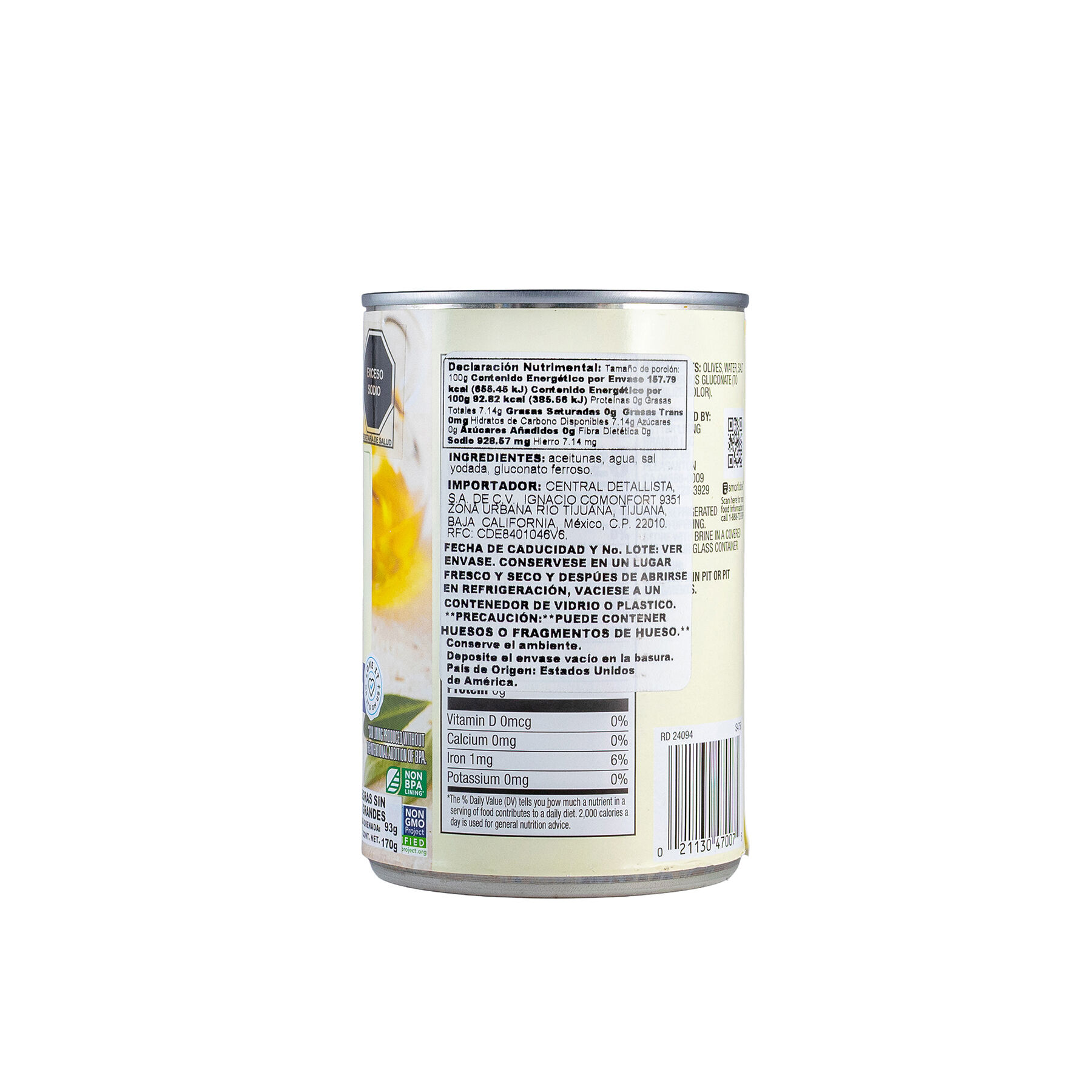 Aceitunas Negras Sin Hueso Grandes Signature 170.0 Gr