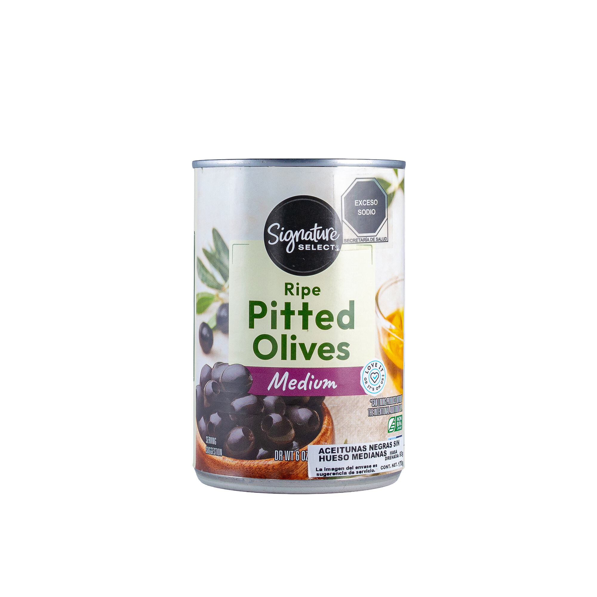 Aceitunas Negras Sin Hueso Medianas Signature 170.0 Gr