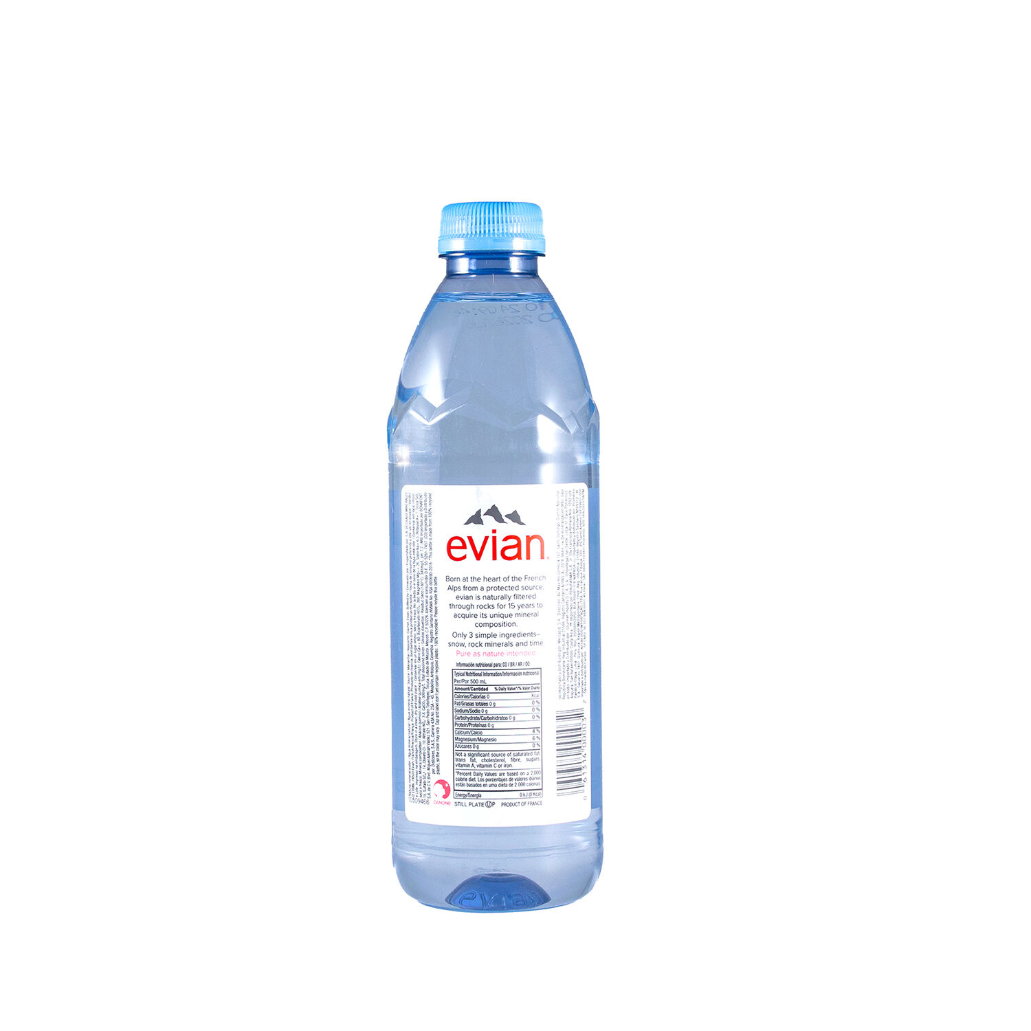Agua Natural De Manantial Evian 500 Ml