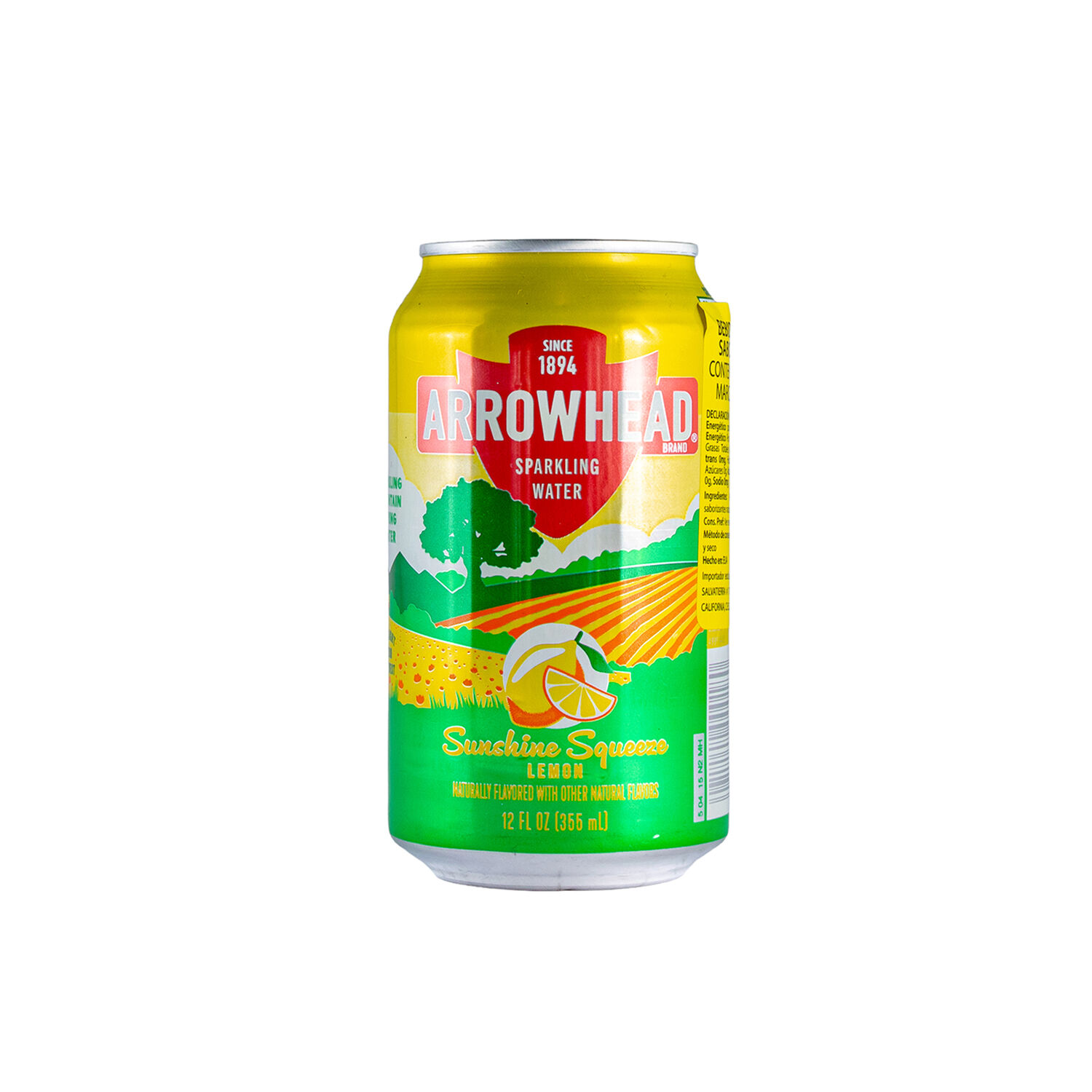 Agua Mineral Sabor Limon Arrowhead 355.0 Ml