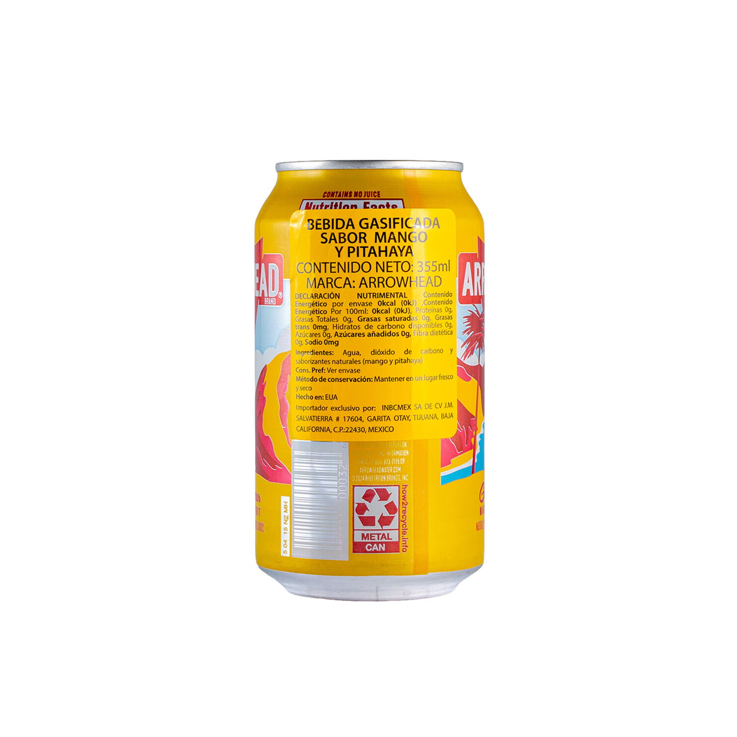 Agua Mineral Mango Dragon Fruit Arrowhead 355.0 Ml