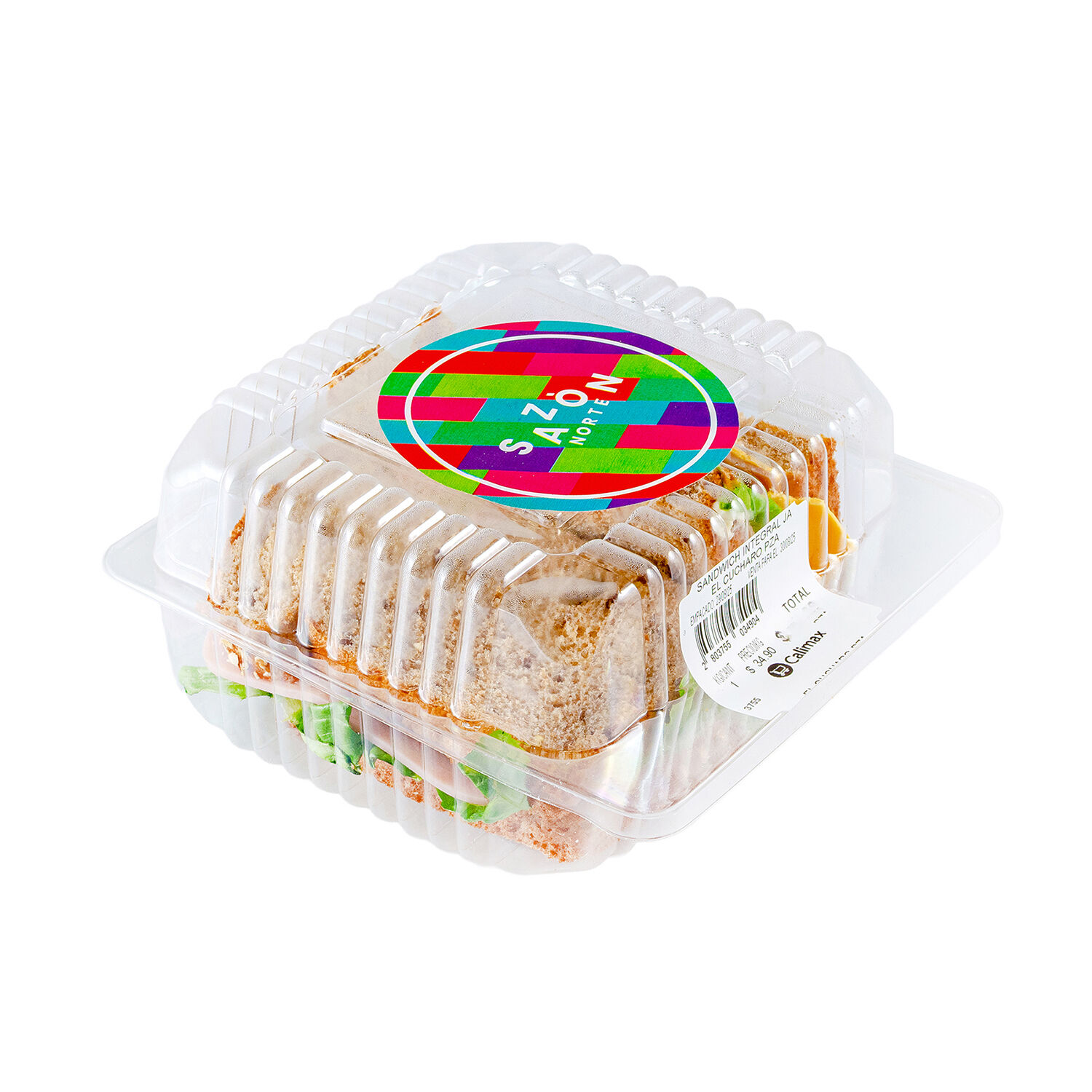 Sandwich Integral Jamon Y Ques El Cucharon 1 0 Pza