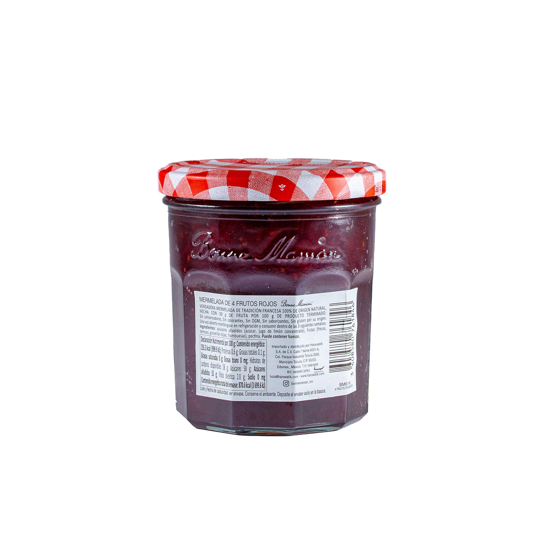 Mermelada De 4 Frutos Rojos Bonne Maman 370.0 Gr