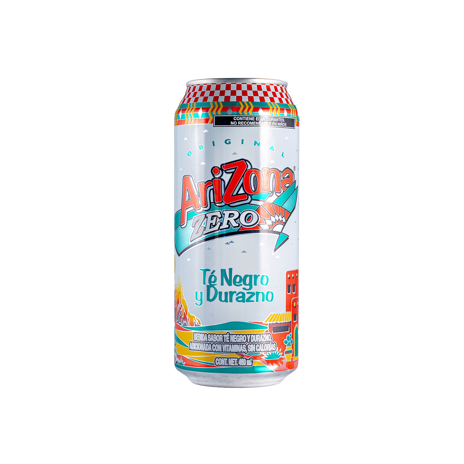 Bebida Lata Zero Durazno Arizona 460.0 Ml