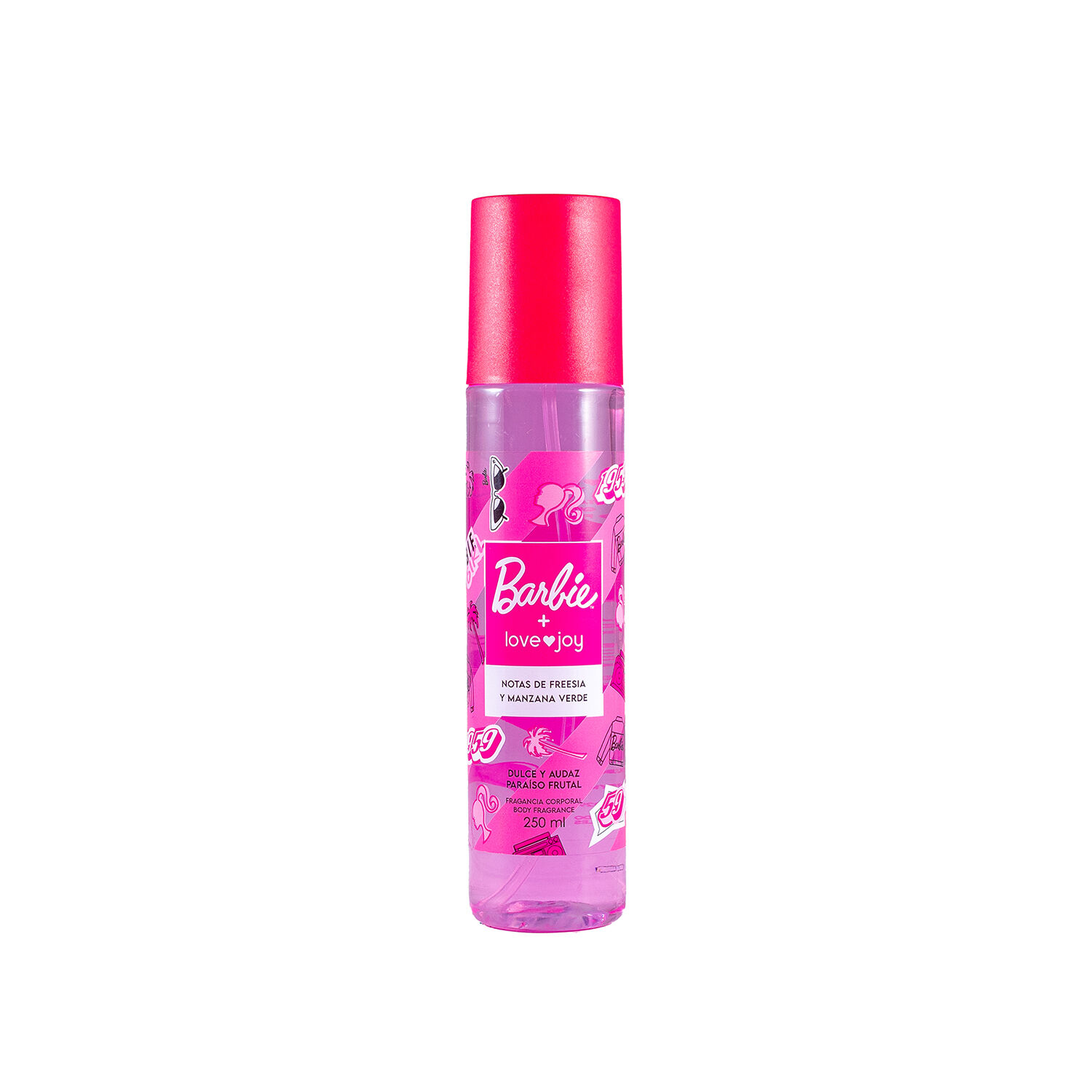 Body Mist Dulce Y Audaz Barbie Love Joy 250.0 Ml