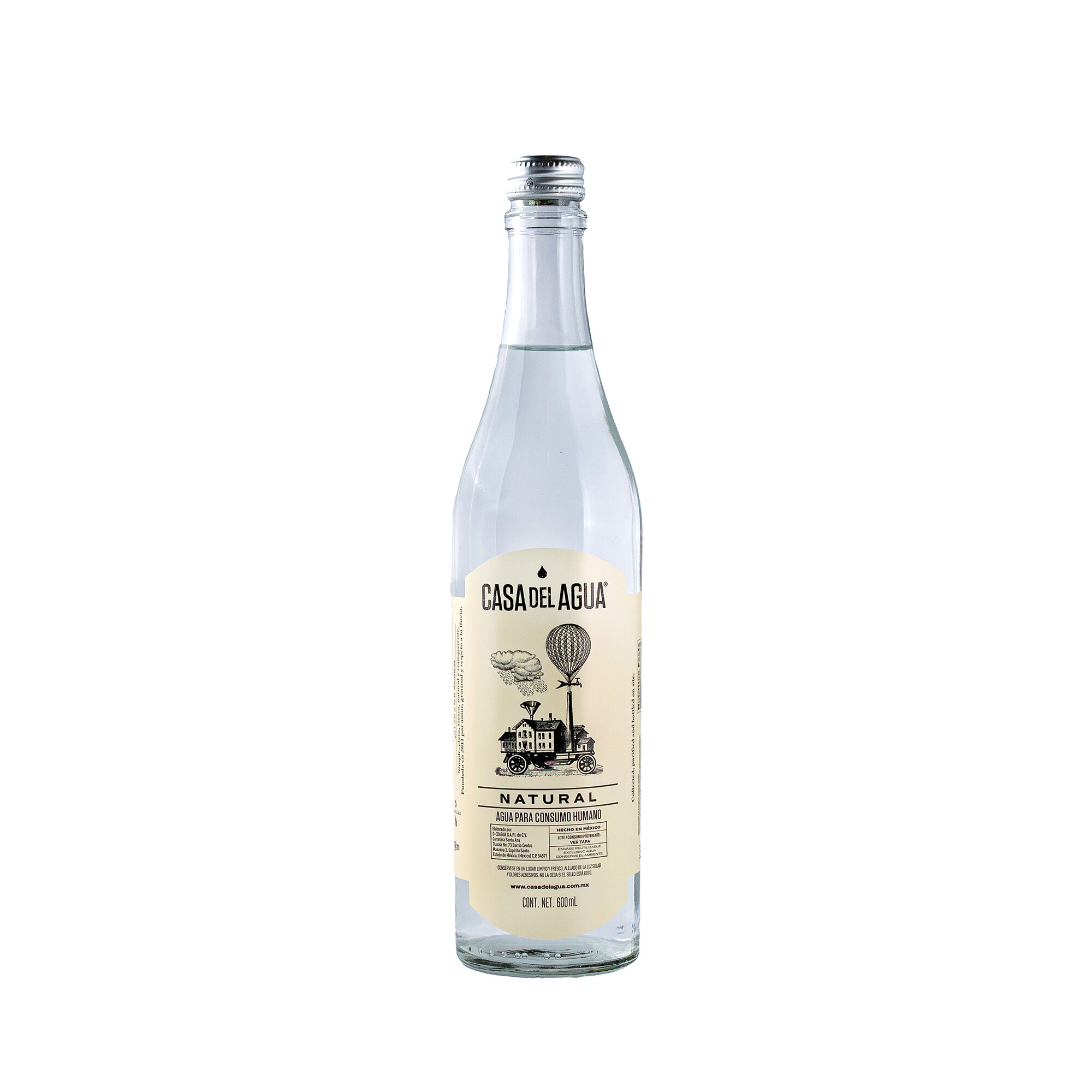 Agua Natural Casa Del Agua 600 0 Ml
