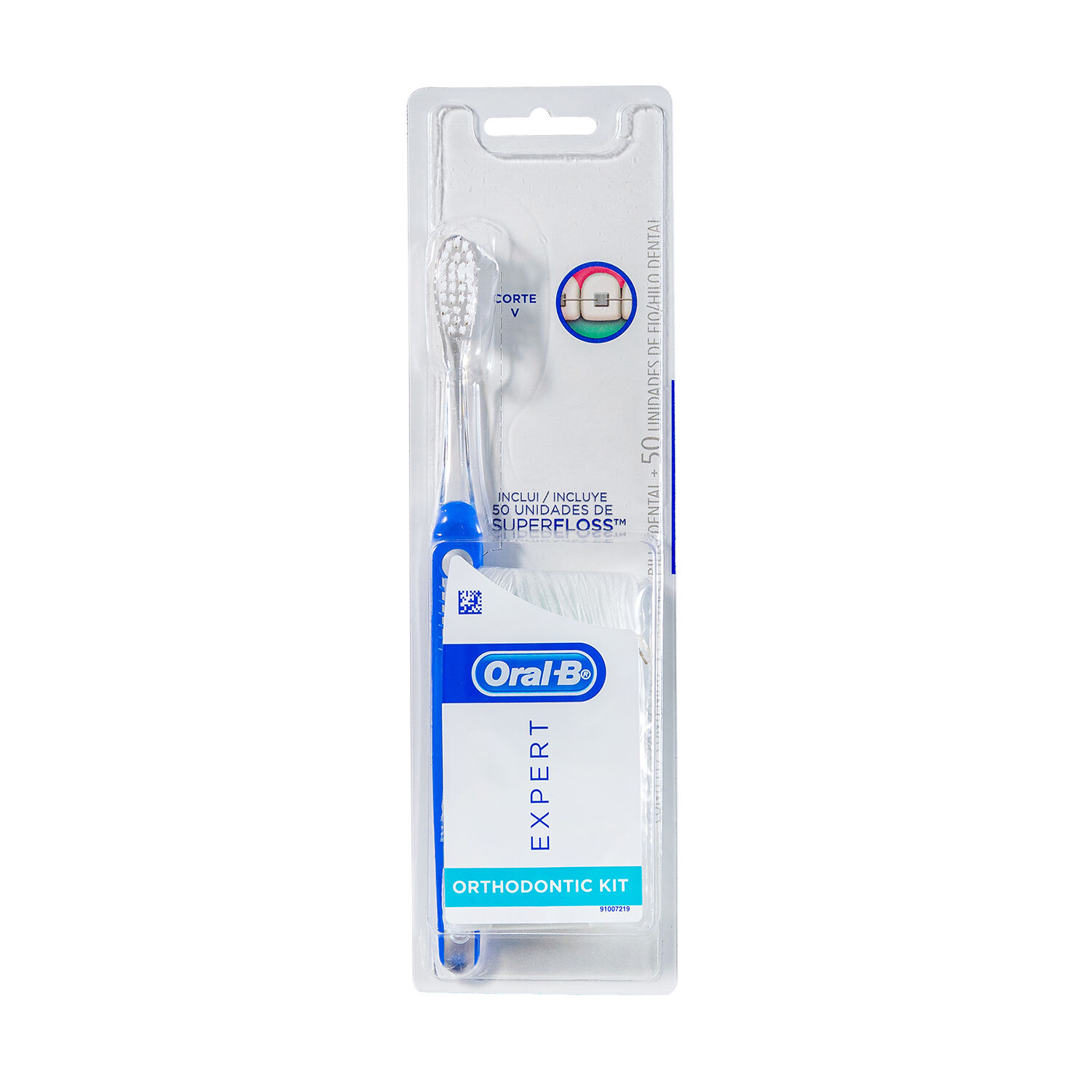 Kit Orthodontic Mas 50 Superfloss Oral B Expert 1.0 Pza