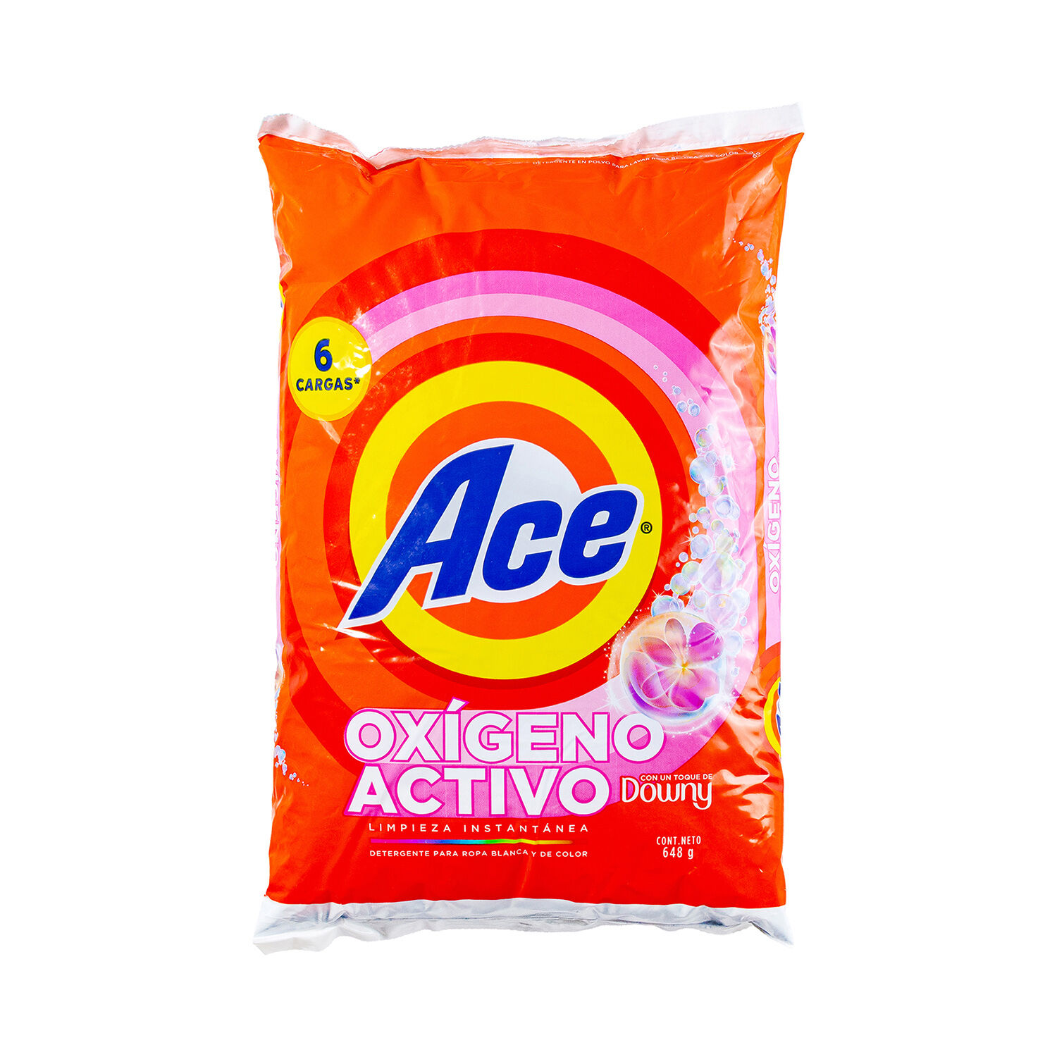 Detergente Polv Toq Dowy 6 Carg Ace648gr