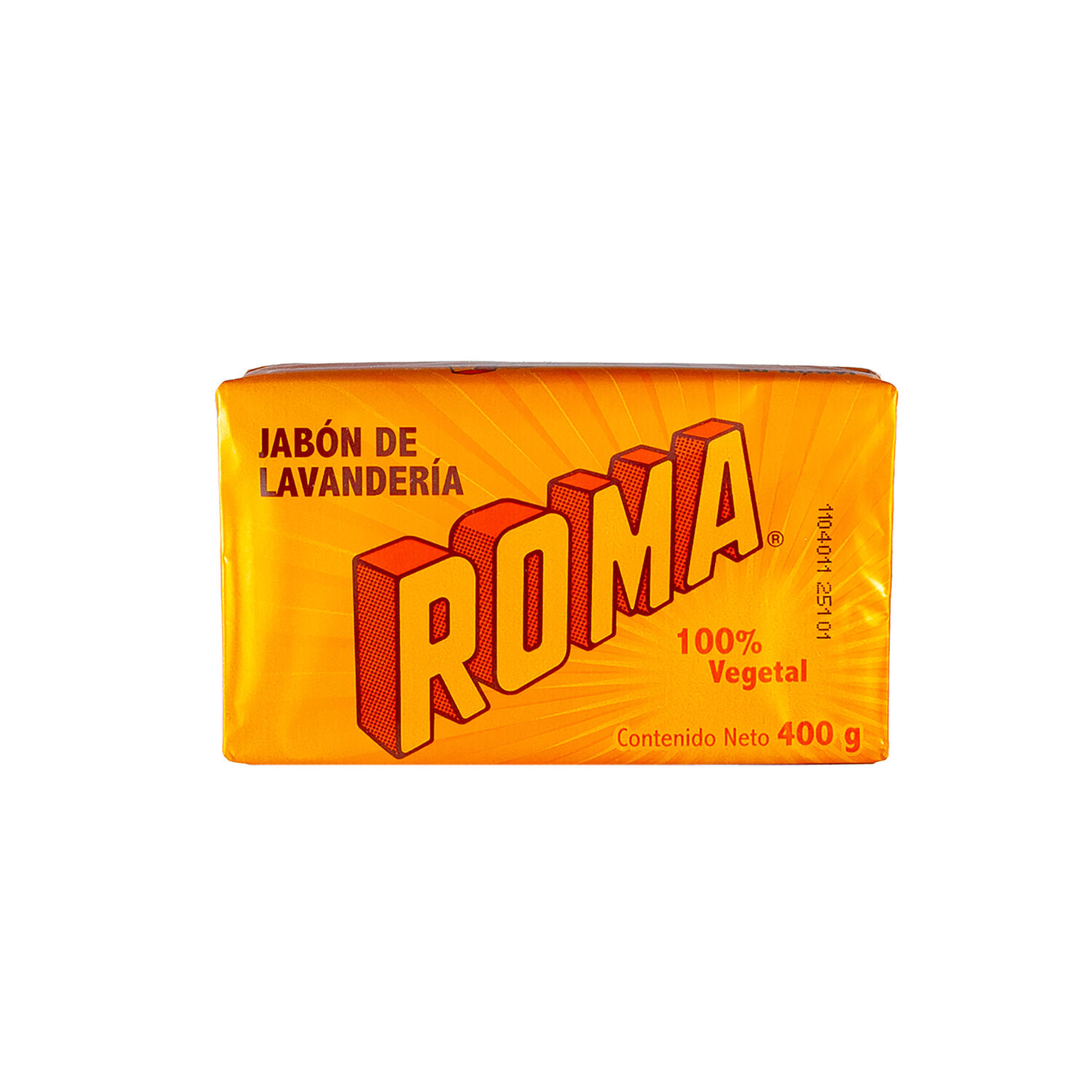 Jabon De Barra Lavanderia Vegetal Roma 400.0 Gr