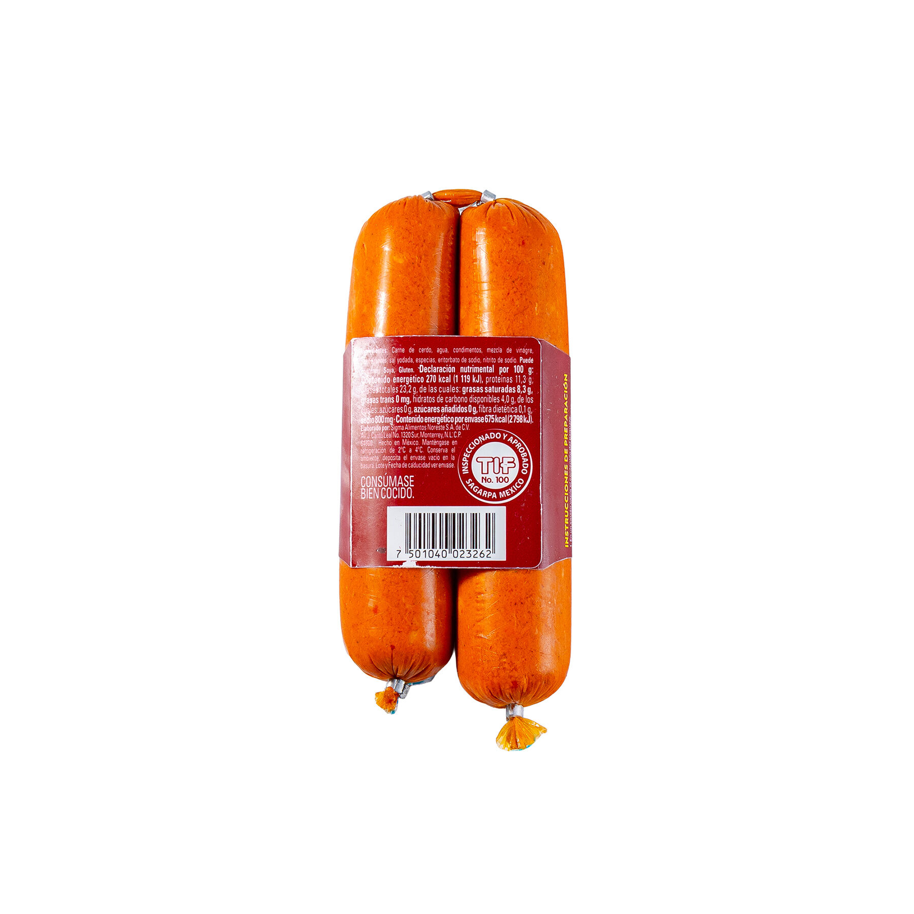 Chorizo Cerdo San Rafael 250.0 Gr