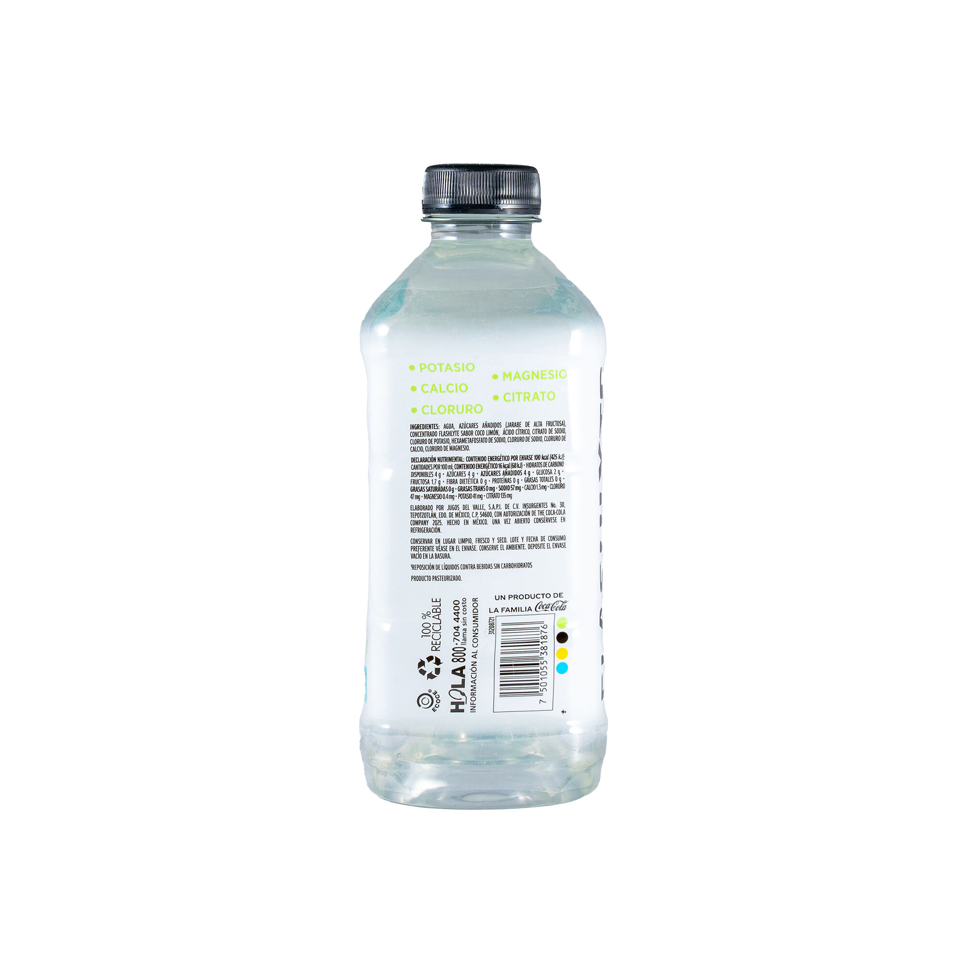 Bebida Coco/limon Flashlyte 625.0 Ml