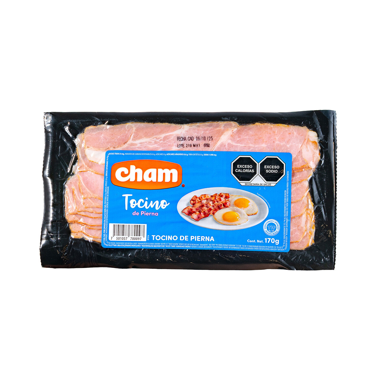 Tocino Pierna Cham 170.0 Gr