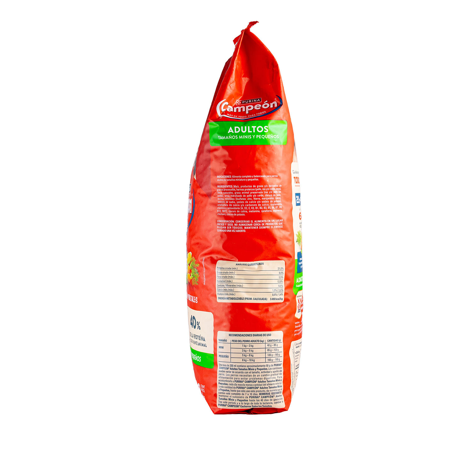 Comida P/perro Raza Pequeña Campeon 4 Kg