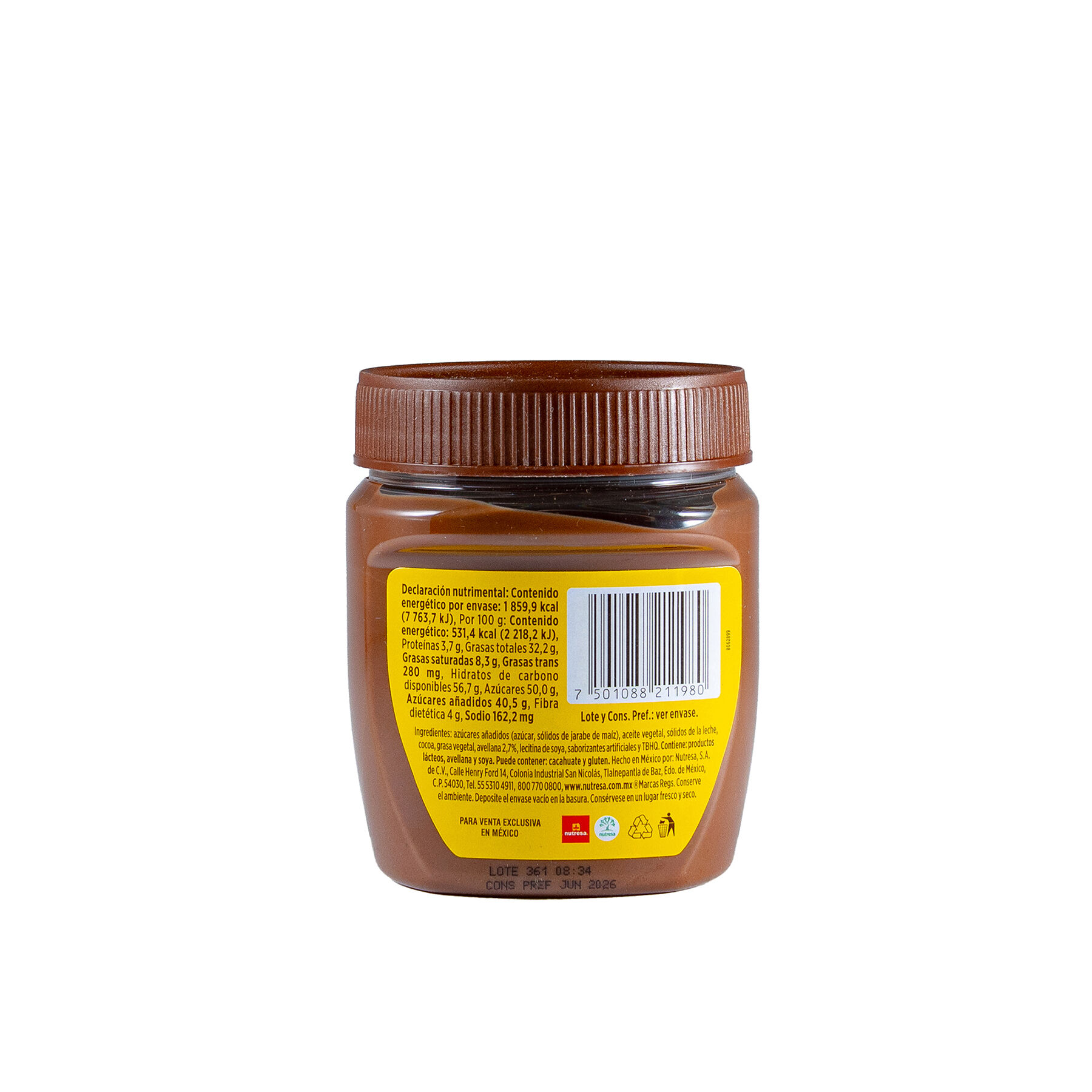 Crema Avellana Cremino Nutresa 350 0 Gr