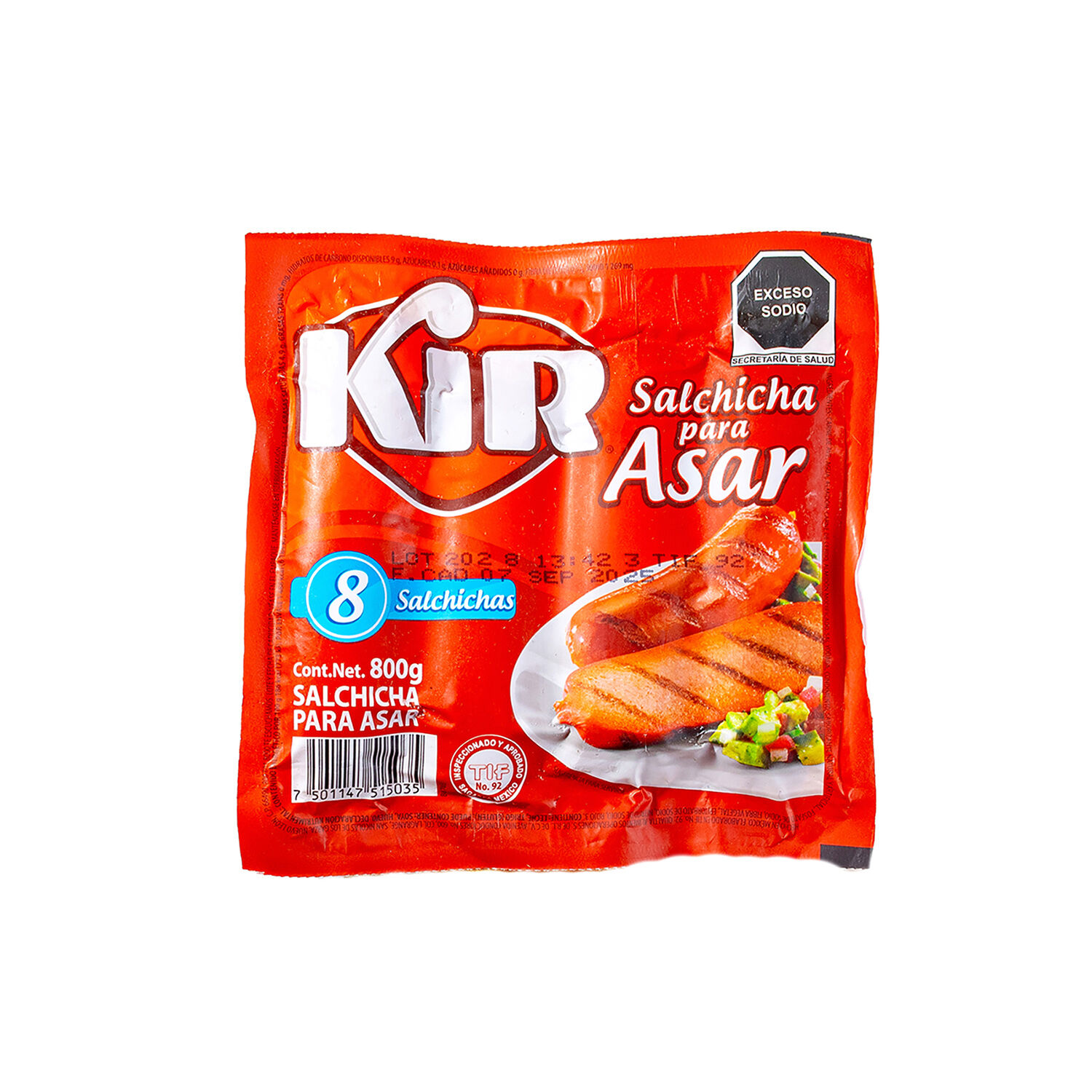 Salchicha Para Asar Kir 800 0 Gr