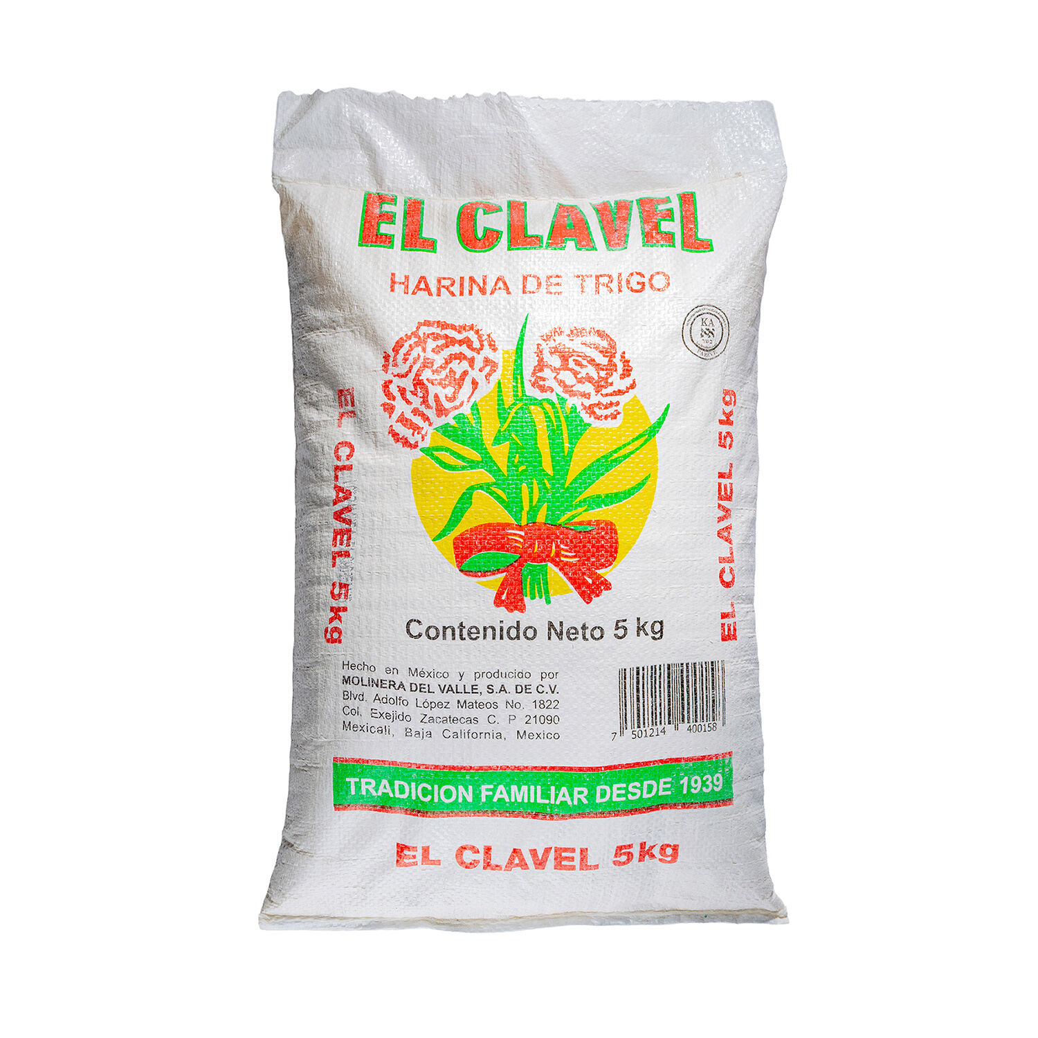 Ap Harina De Trigo El Clavel 5 0 Kg