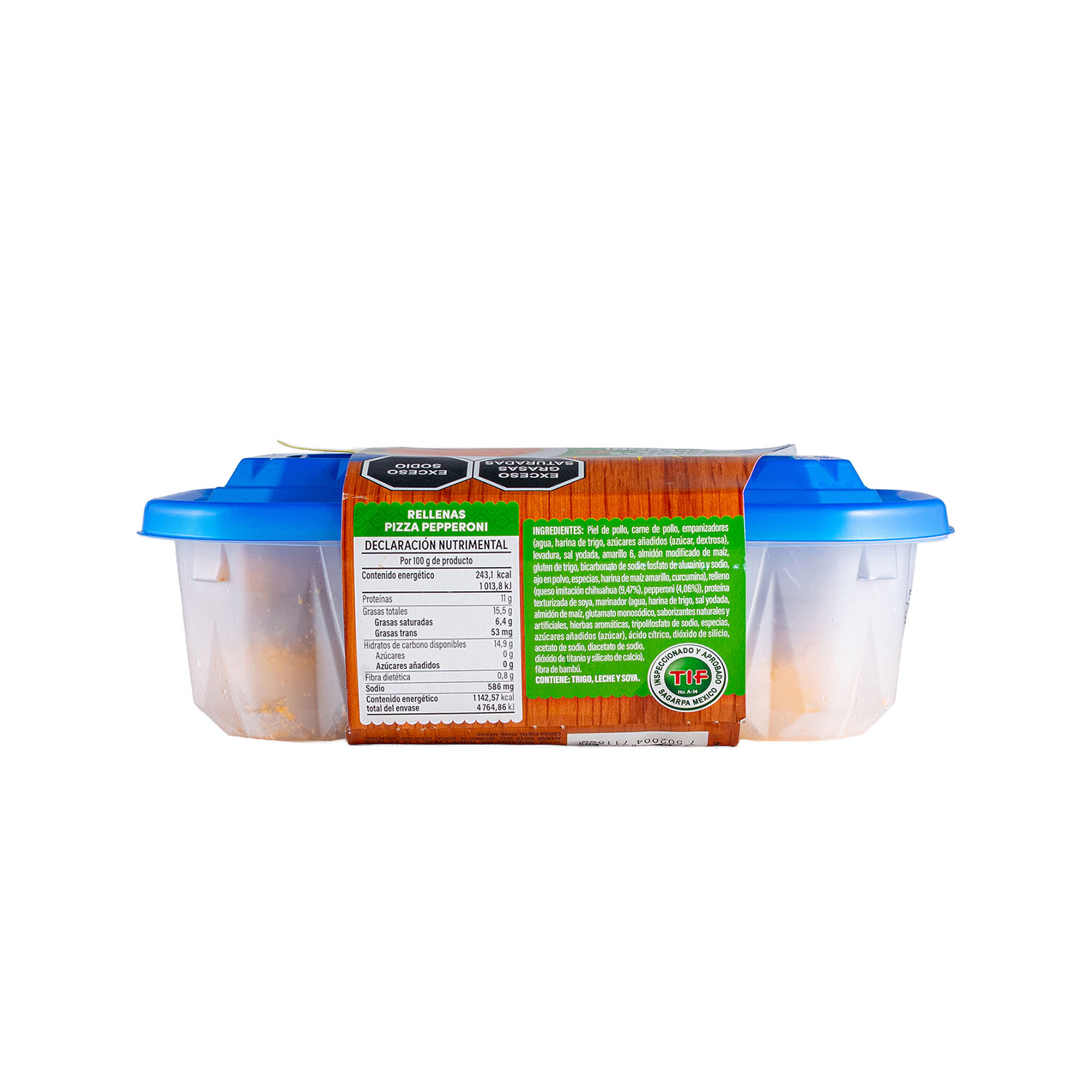 Pechuga Rellena De Pepperoni Del Dia 470.0 Gr