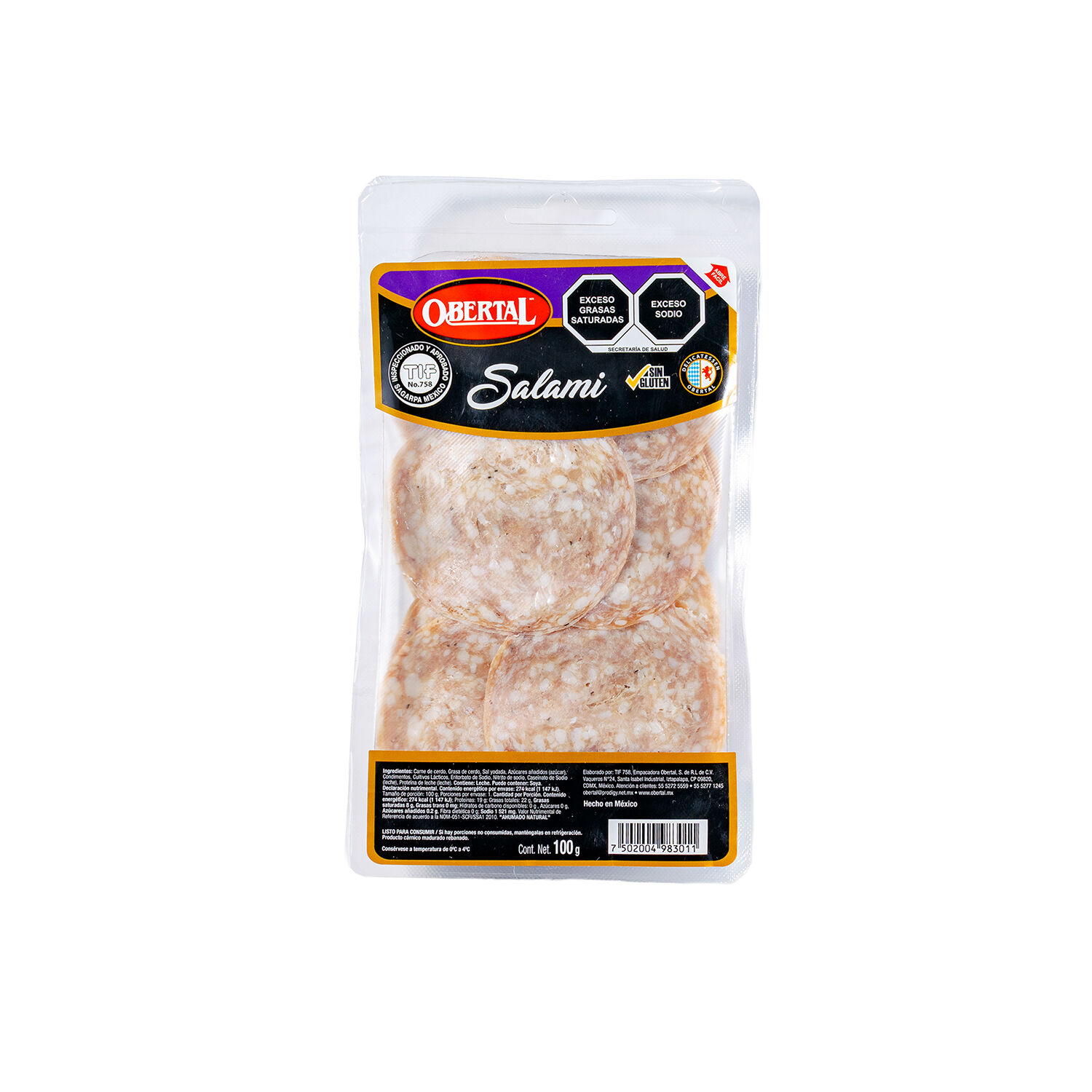 Salami Cervelat Obertal 100 0 Gr