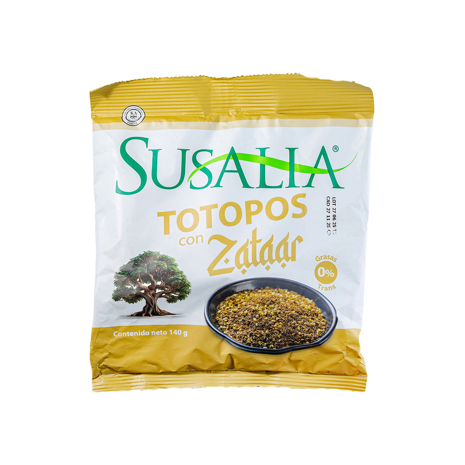 Totopos Con Zaatar Susalia 150.0 Gr