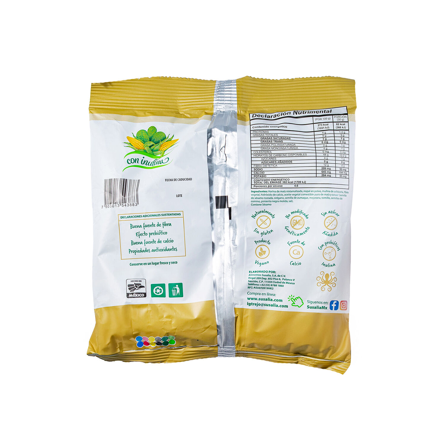 Totopos Con Zaatar Susalia 150.0 Gr