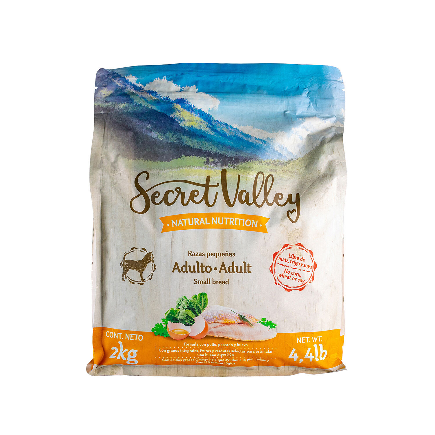 Comida P/perro Razas Pequeñas Secret Valley 2.0 Kg