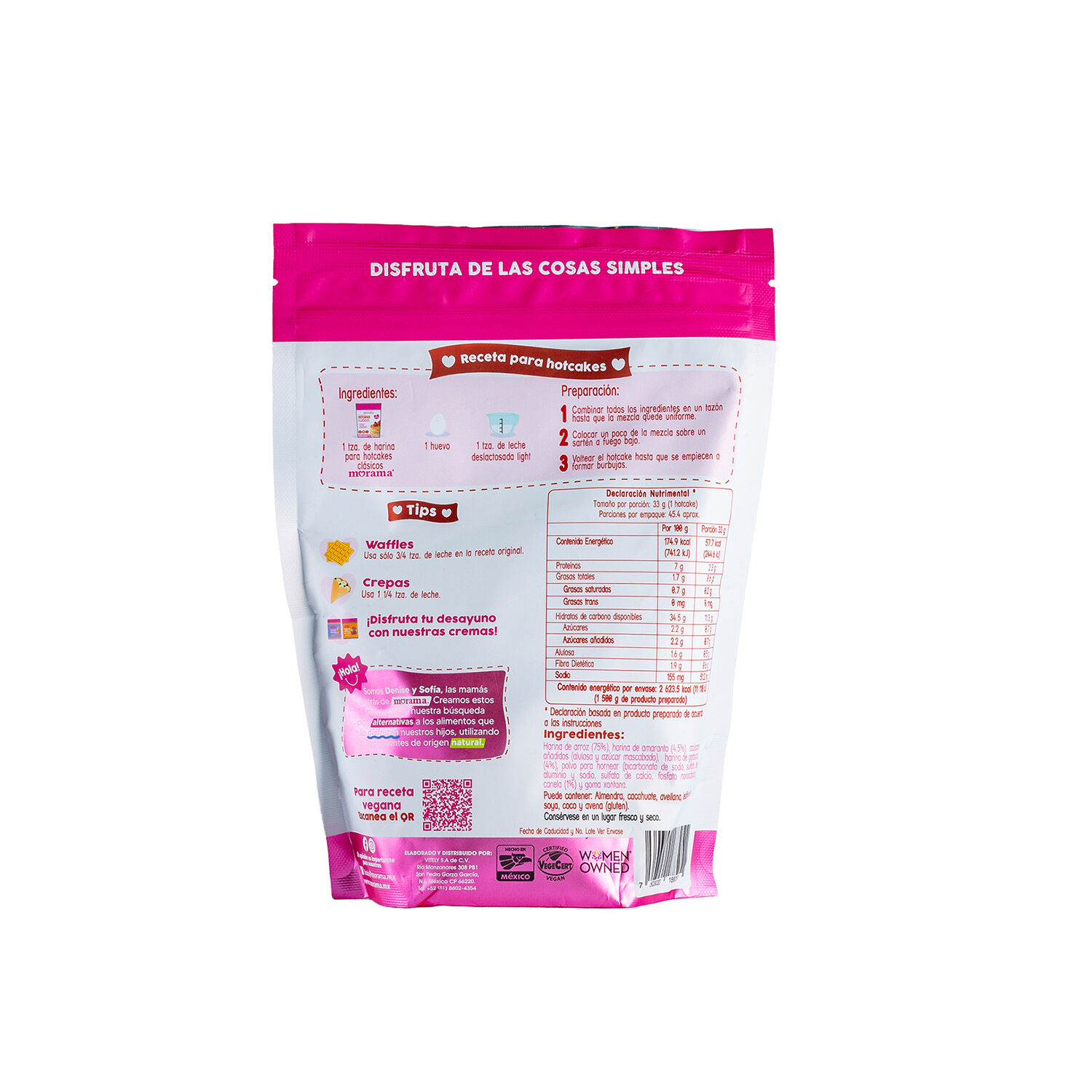 Harina Para Hotcakes Morama 400 0 Gr