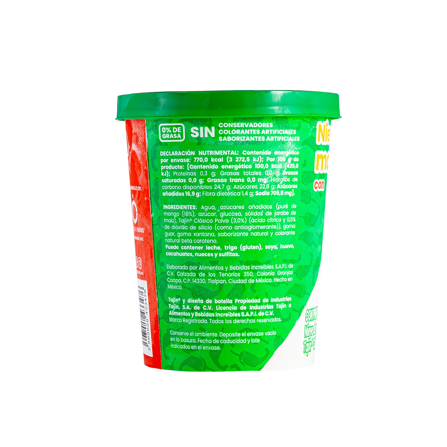 Nieve Sabor Mango Tajin 1.0 Lt