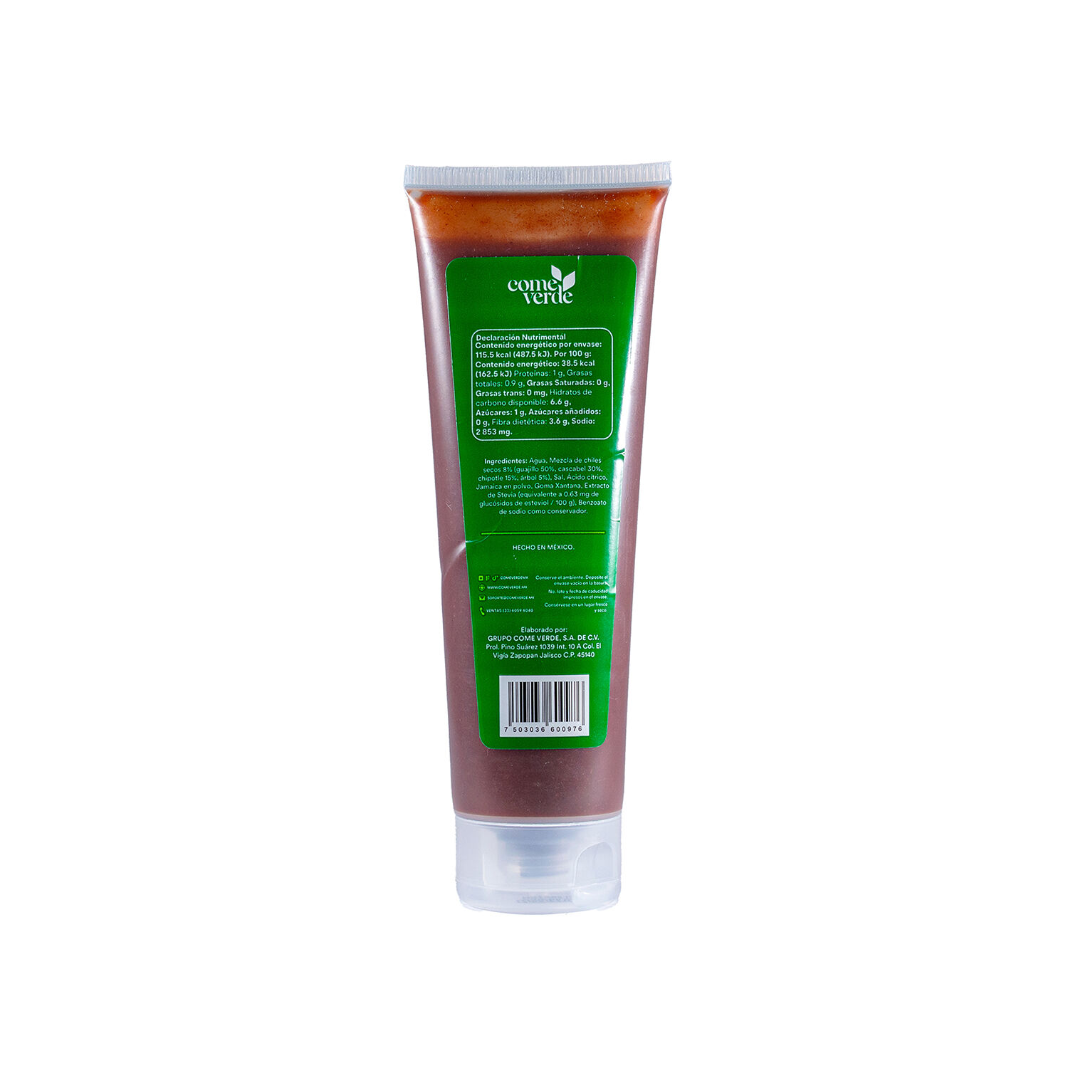 Chamoy Sin Azucar Come Verde 300.0 Ml